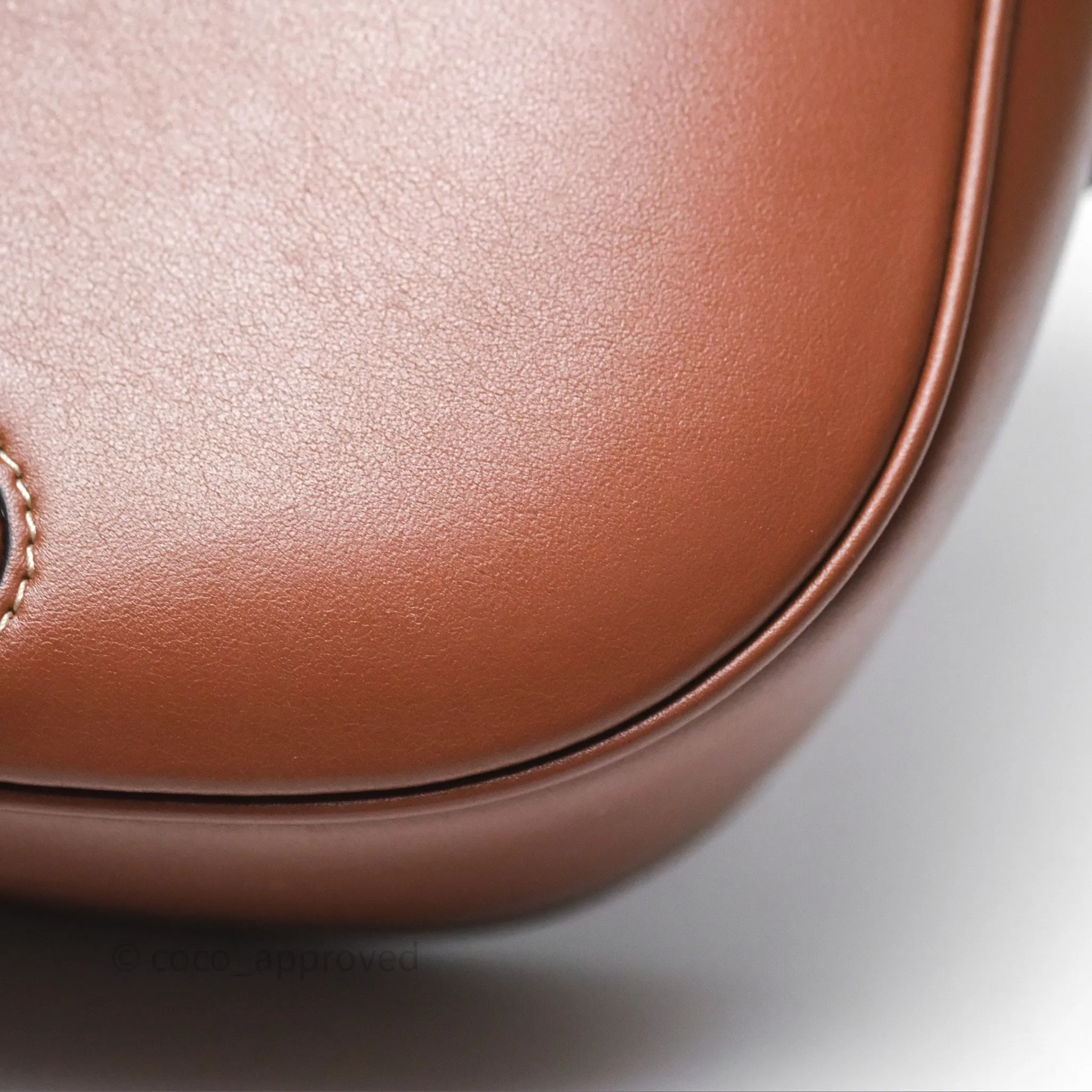 Celine Folco Cuir Triomphe in Smooth Calfskin Tan