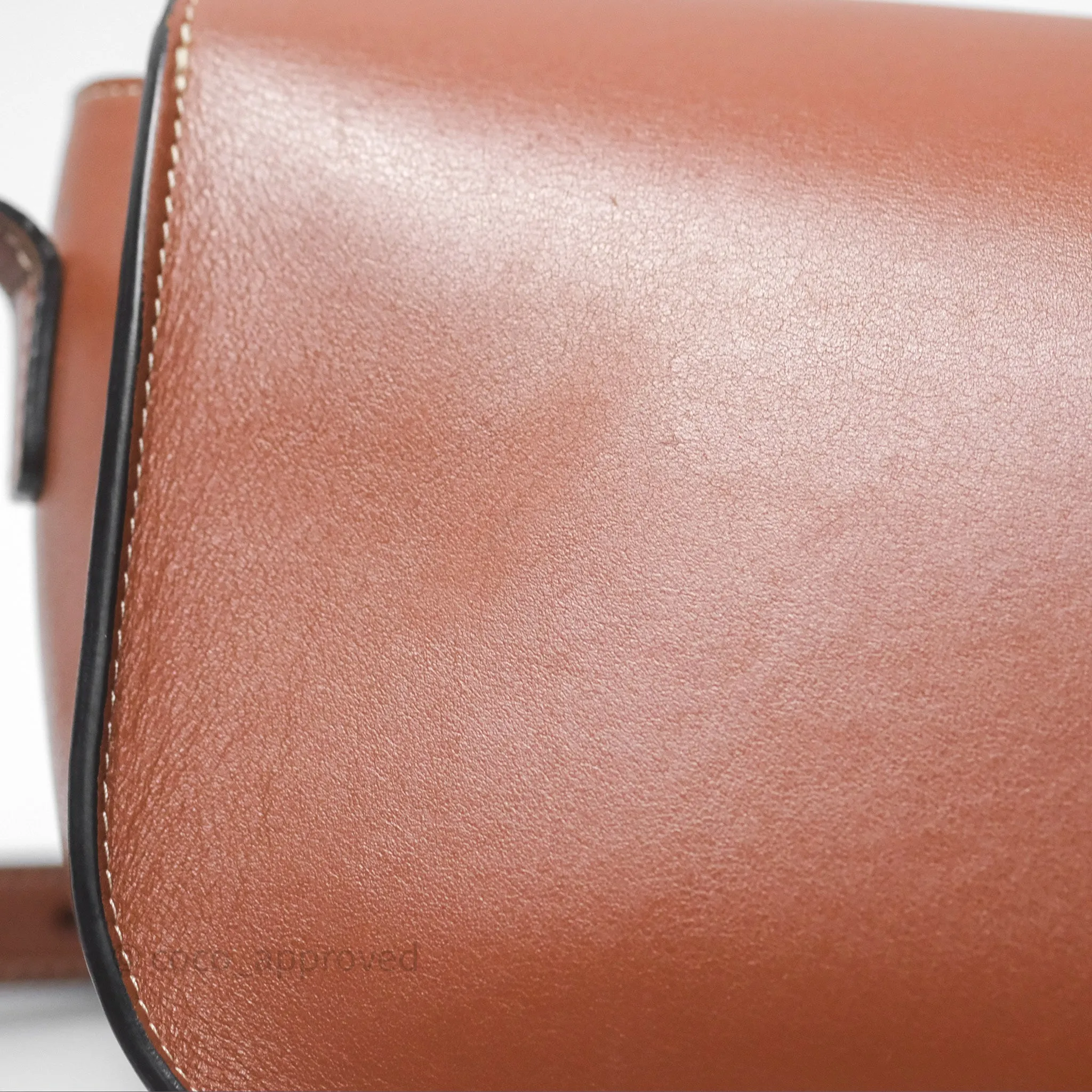 Celine Folco Cuir Triomphe in Smooth Calfskin Tan