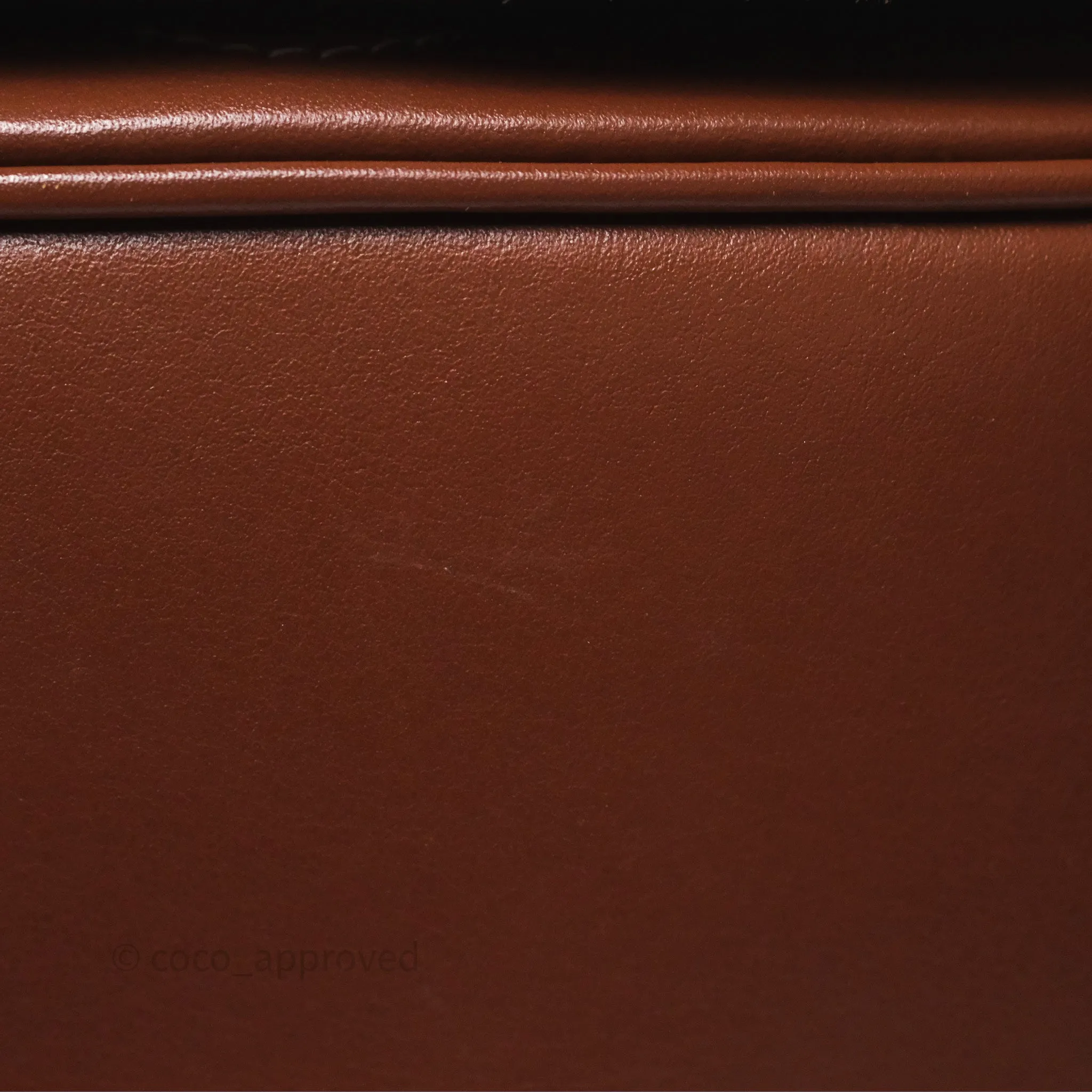Celine Folco Cuir Triomphe in Smooth Calfskin Tan