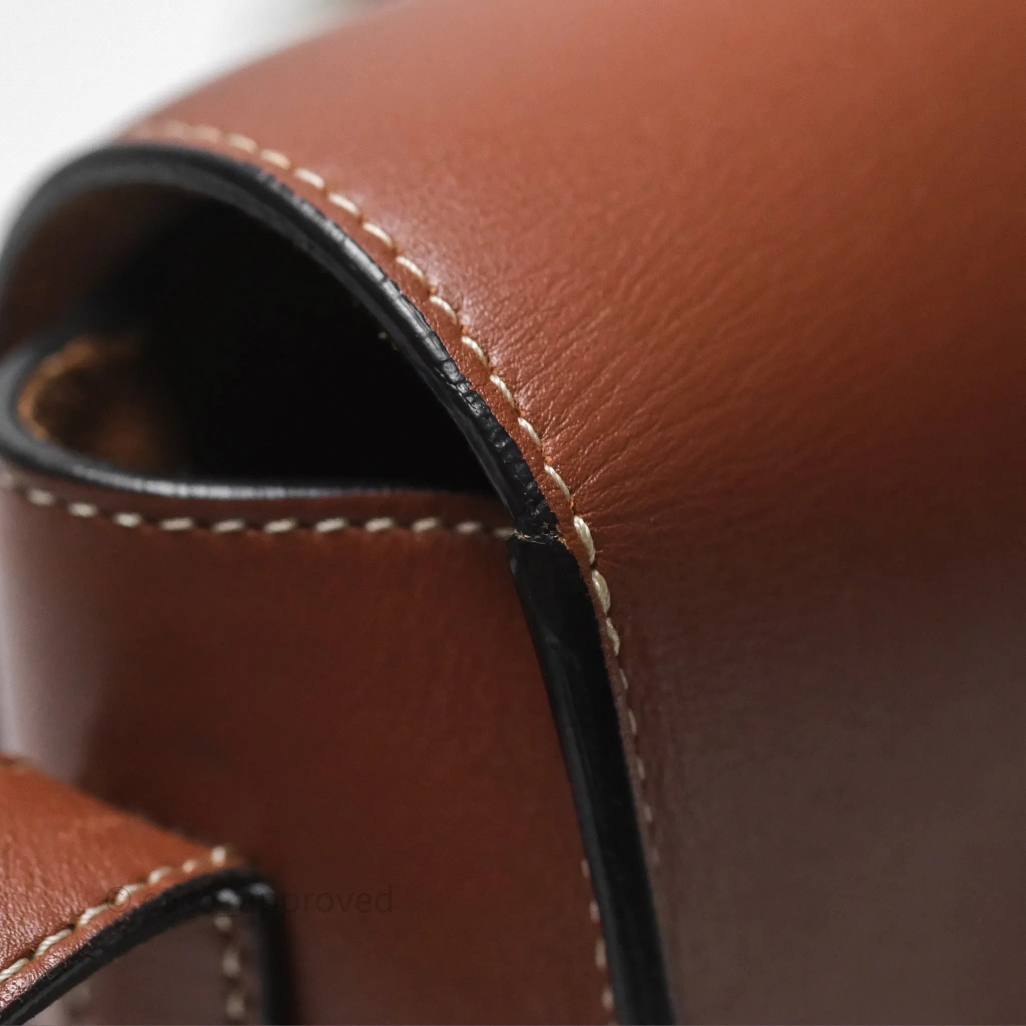 Celine Folco Cuir Triomphe in Smooth Calfskin Tan