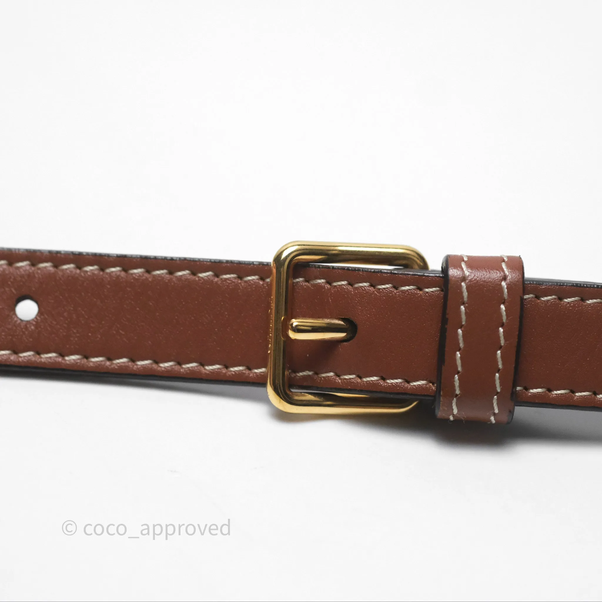 Celine Folco Cuir Triomphe in Smooth Calfskin Tan