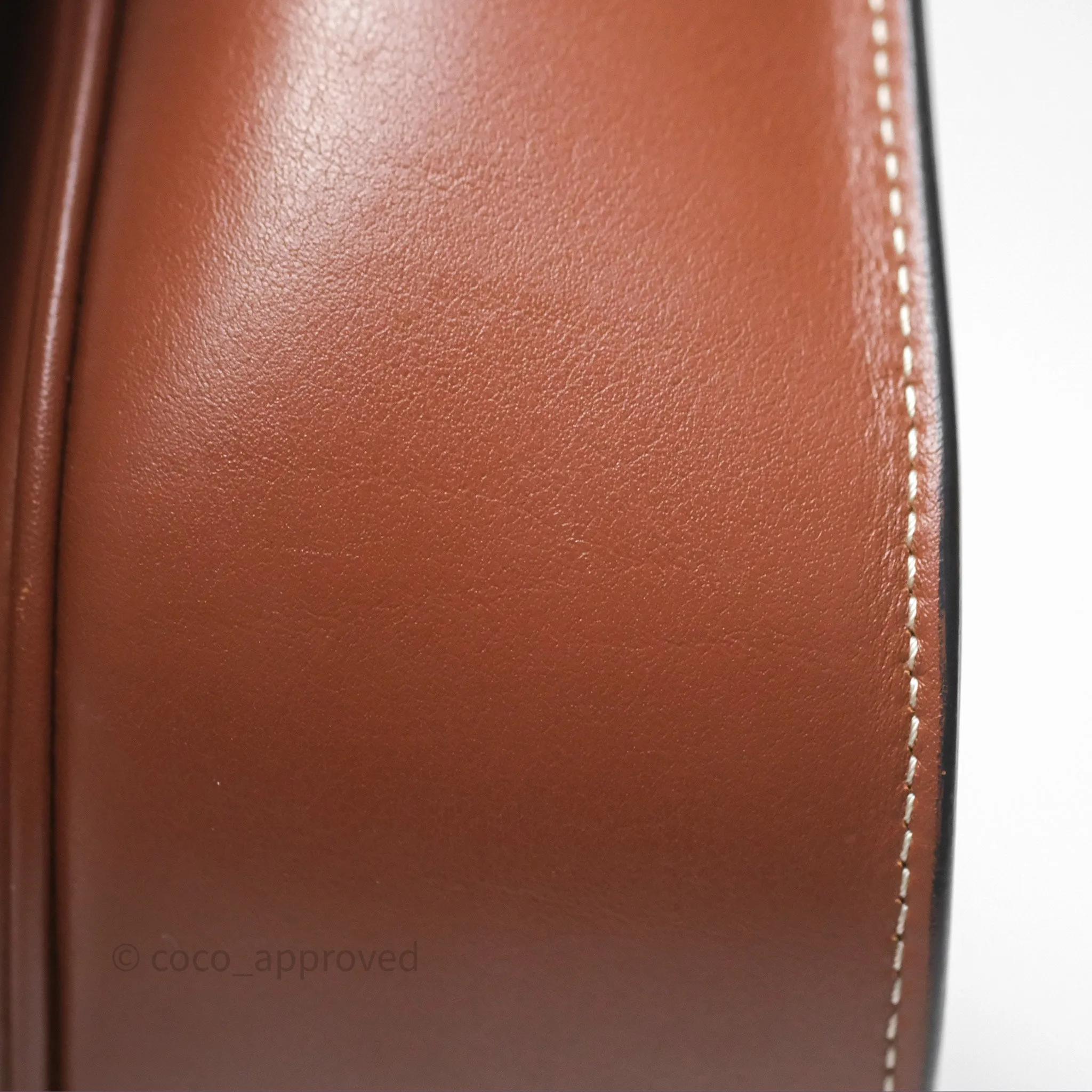 Celine Folco Cuir Triomphe in Smooth Calfskin Tan