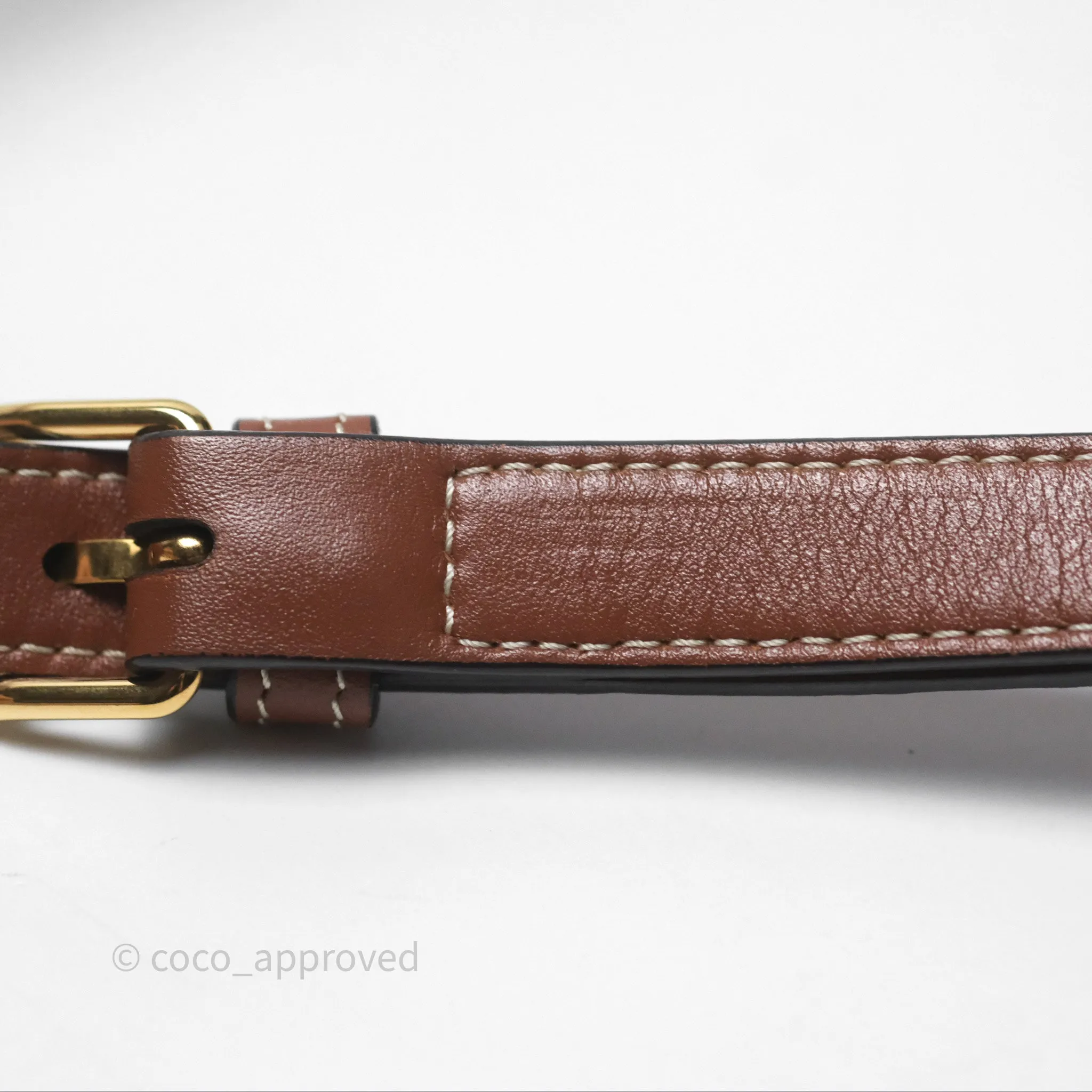 Celine Folco Cuir Triomphe in Smooth Calfskin Tan