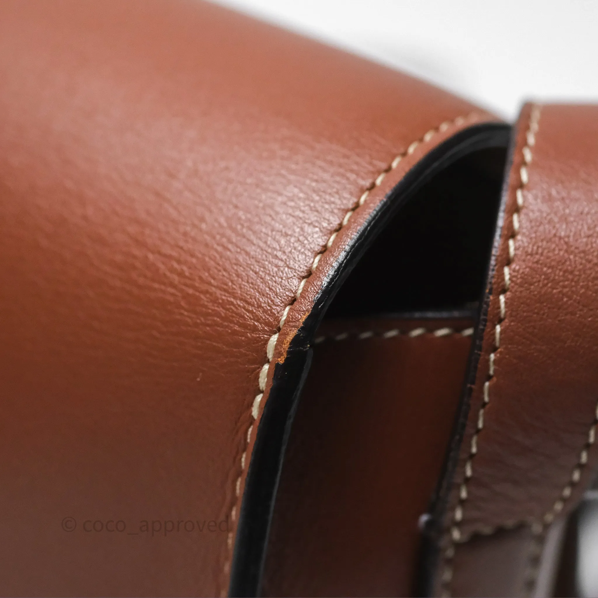 Celine Folco Cuir Triomphe in Smooth Calfskin Tan