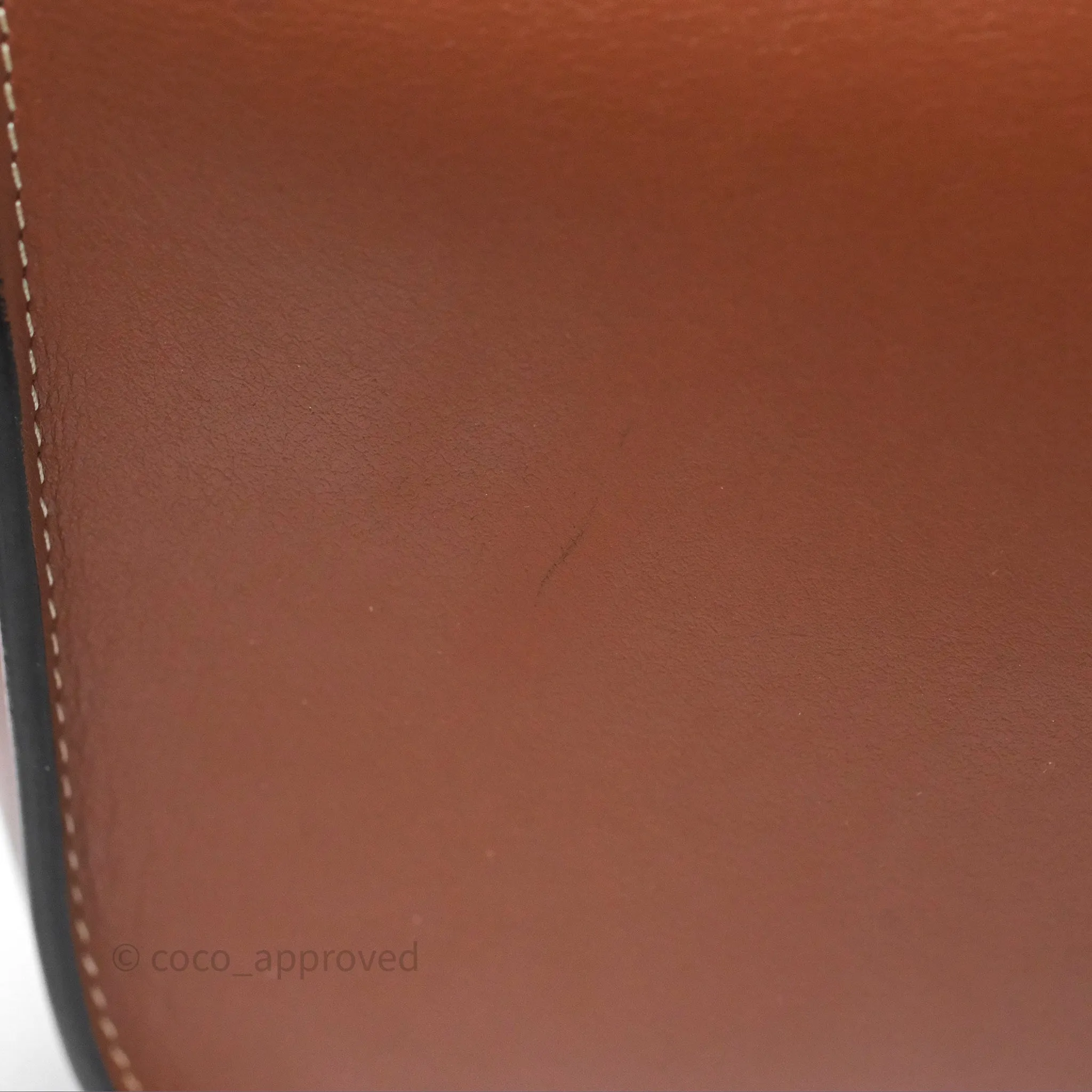 Celine Folco Cuir Triomphe in Smooth Calfskin Tan