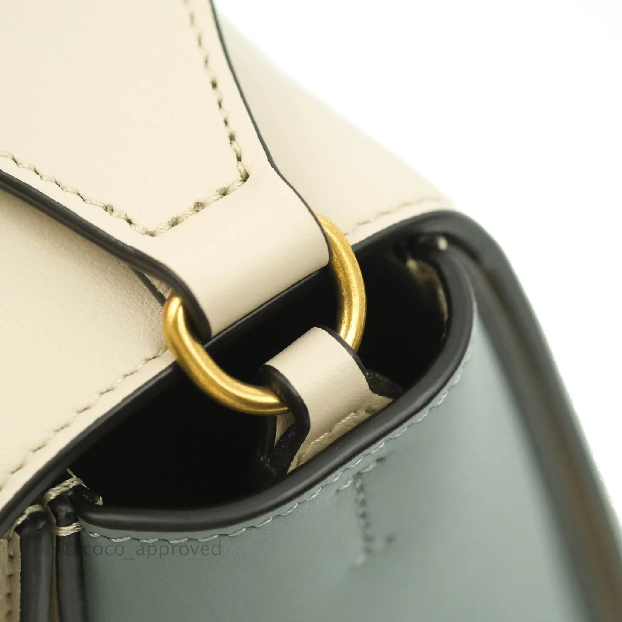 Celine Frame Bag Blue & Optic White