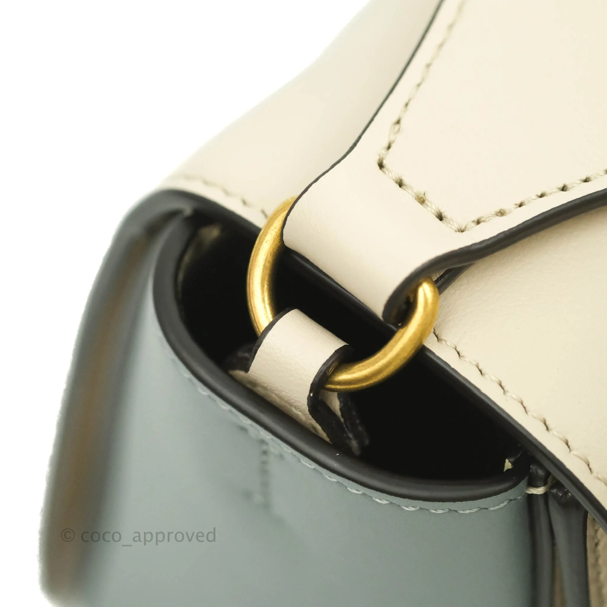Celine Frame Bag Blue & Optic White