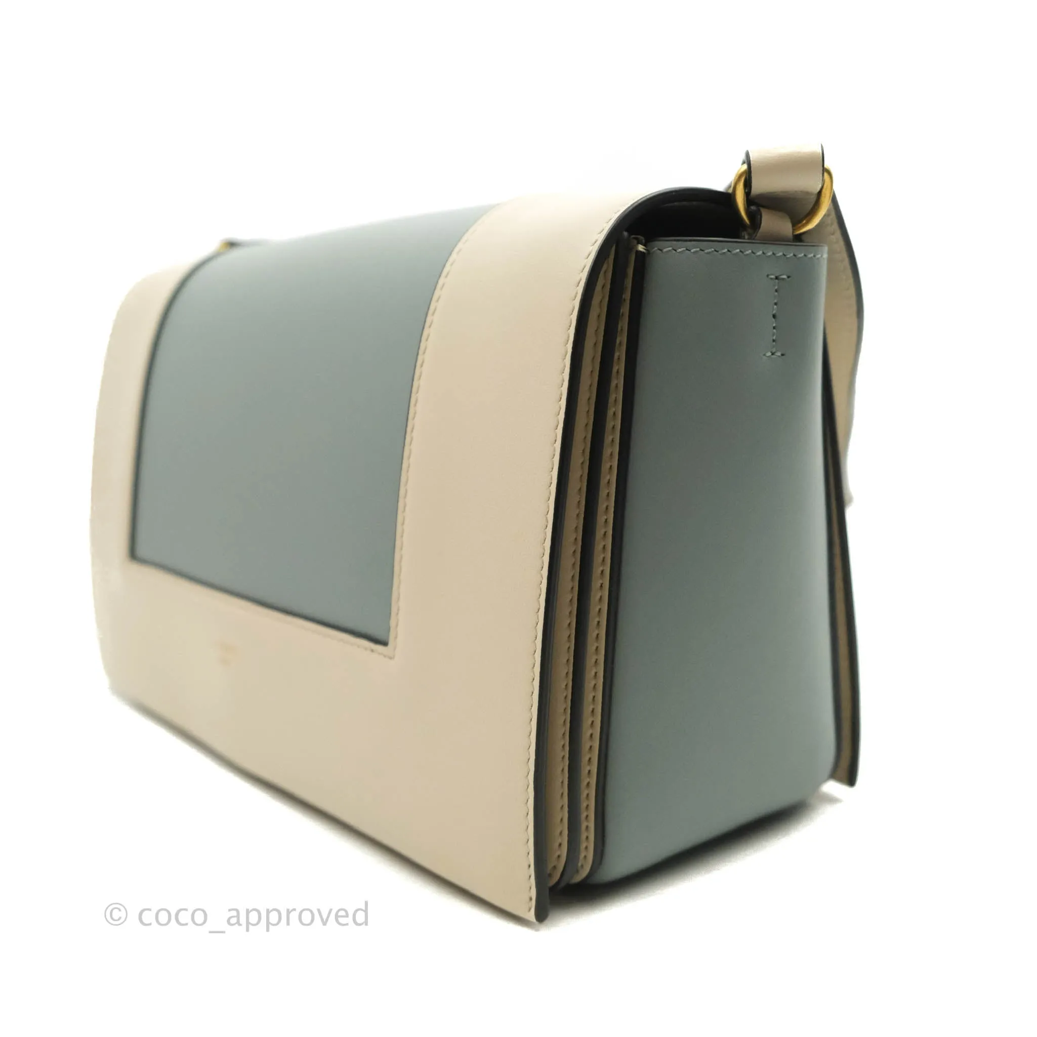 Celine Frame Bag Blue & Optic White