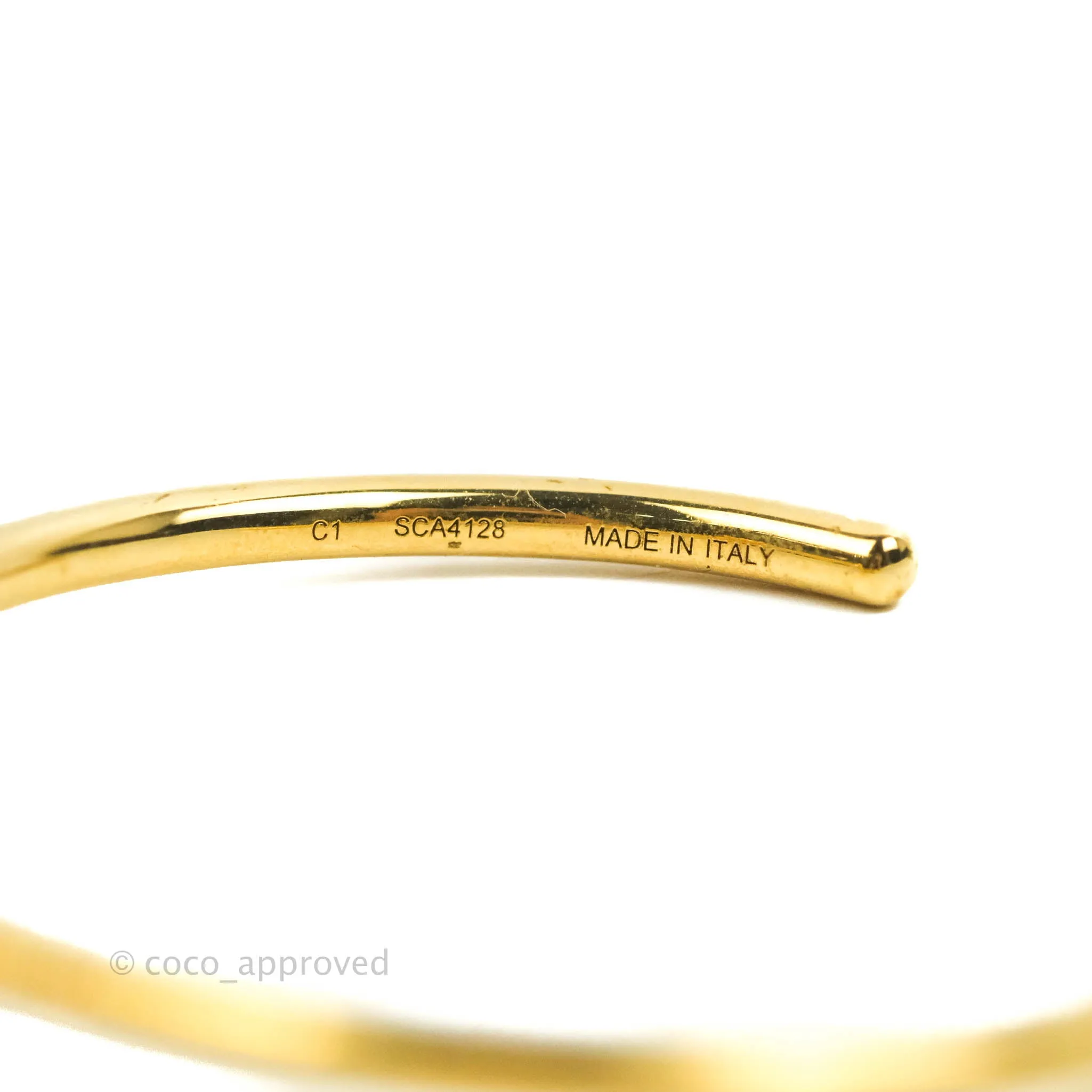Celine Knot Extra-thin Bracelet Gold Tone