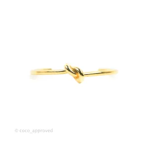 Celine Knot Extra-thin Bracelet Gold Tone