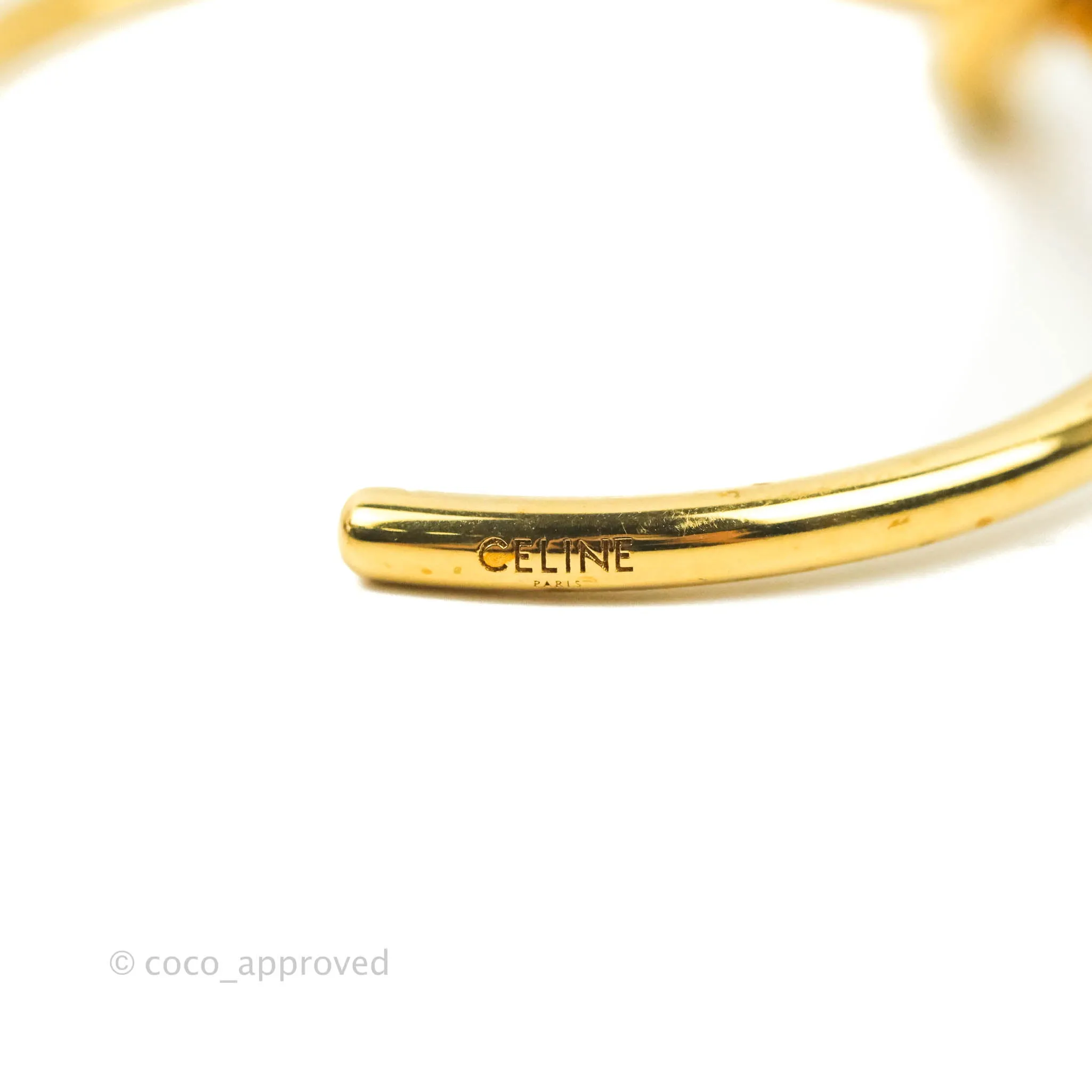 Celine Knot Extra-thin Bracelet Gold Tone