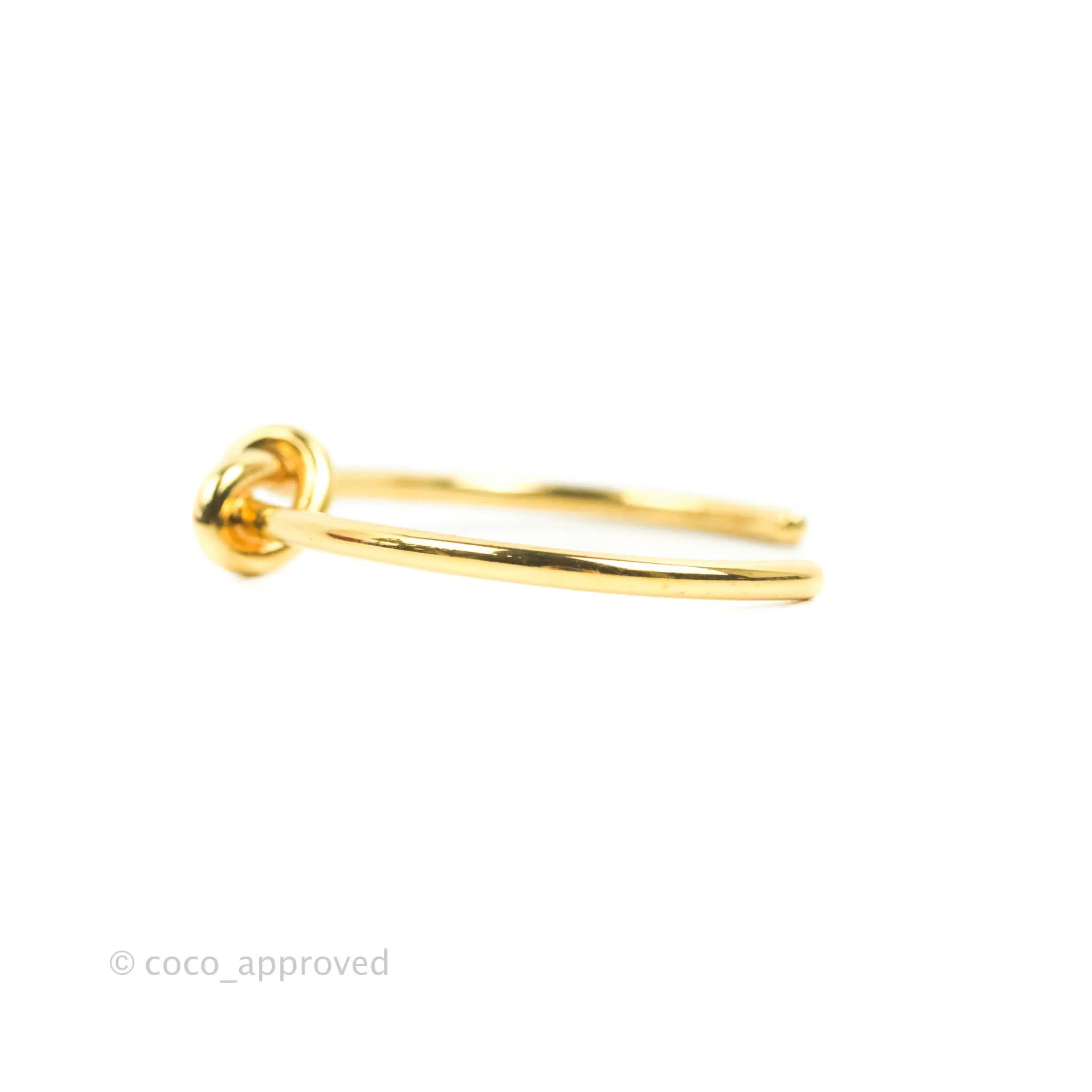 Celine Knot Extra-thin Bracelet Gold Tone