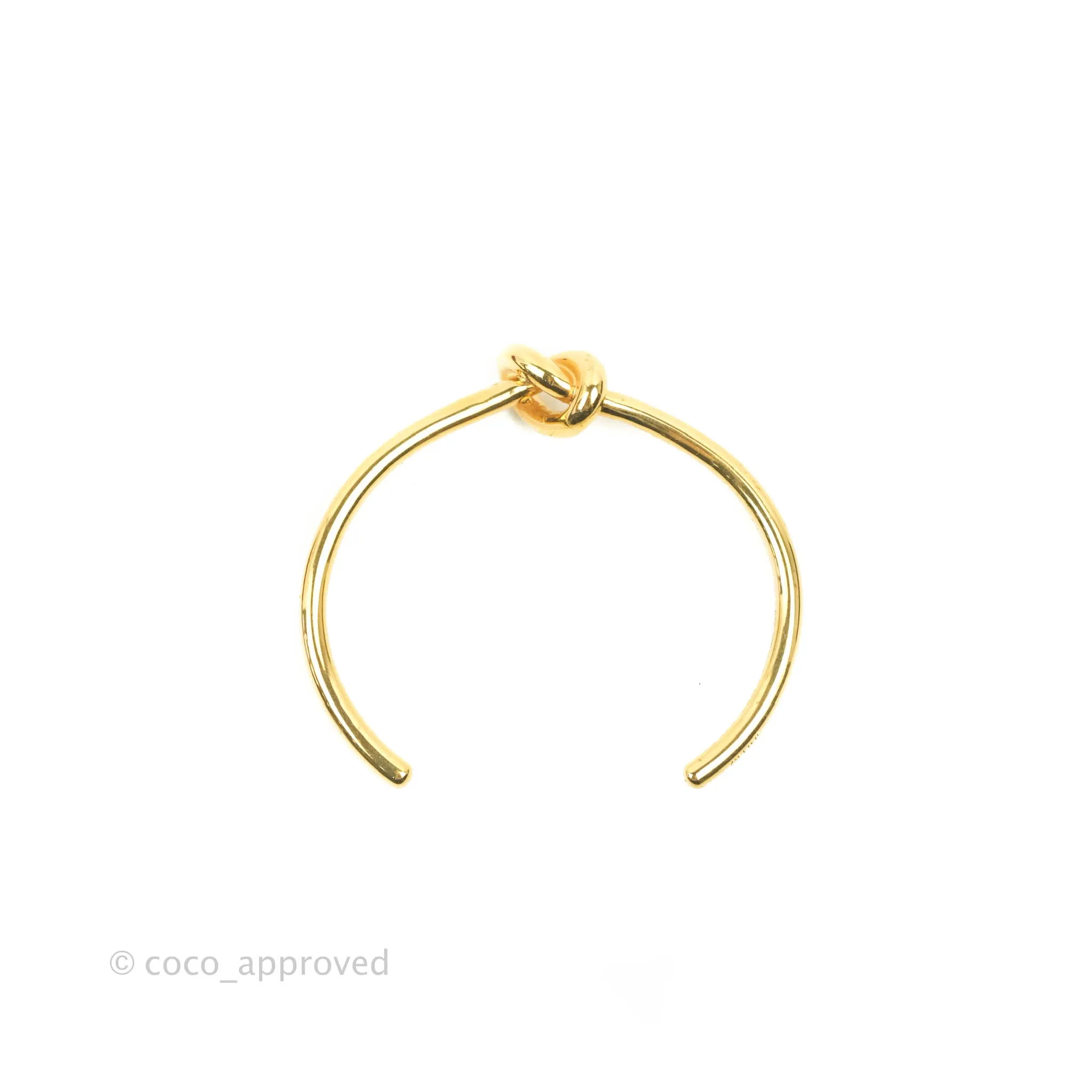 Celine Knot Extra-thin Bracelet Gold Tone