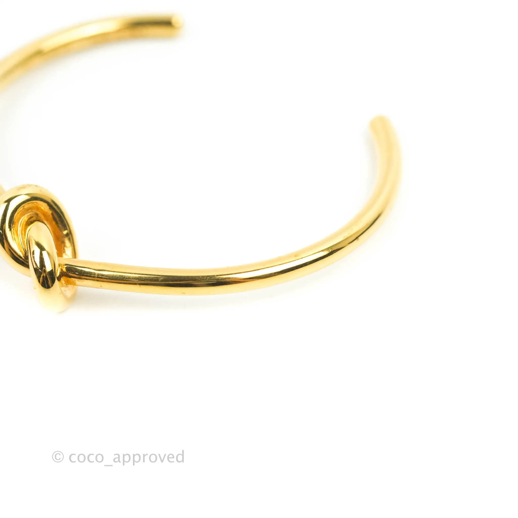 Celine Knot Extra-thin Bracelet Gold Tone