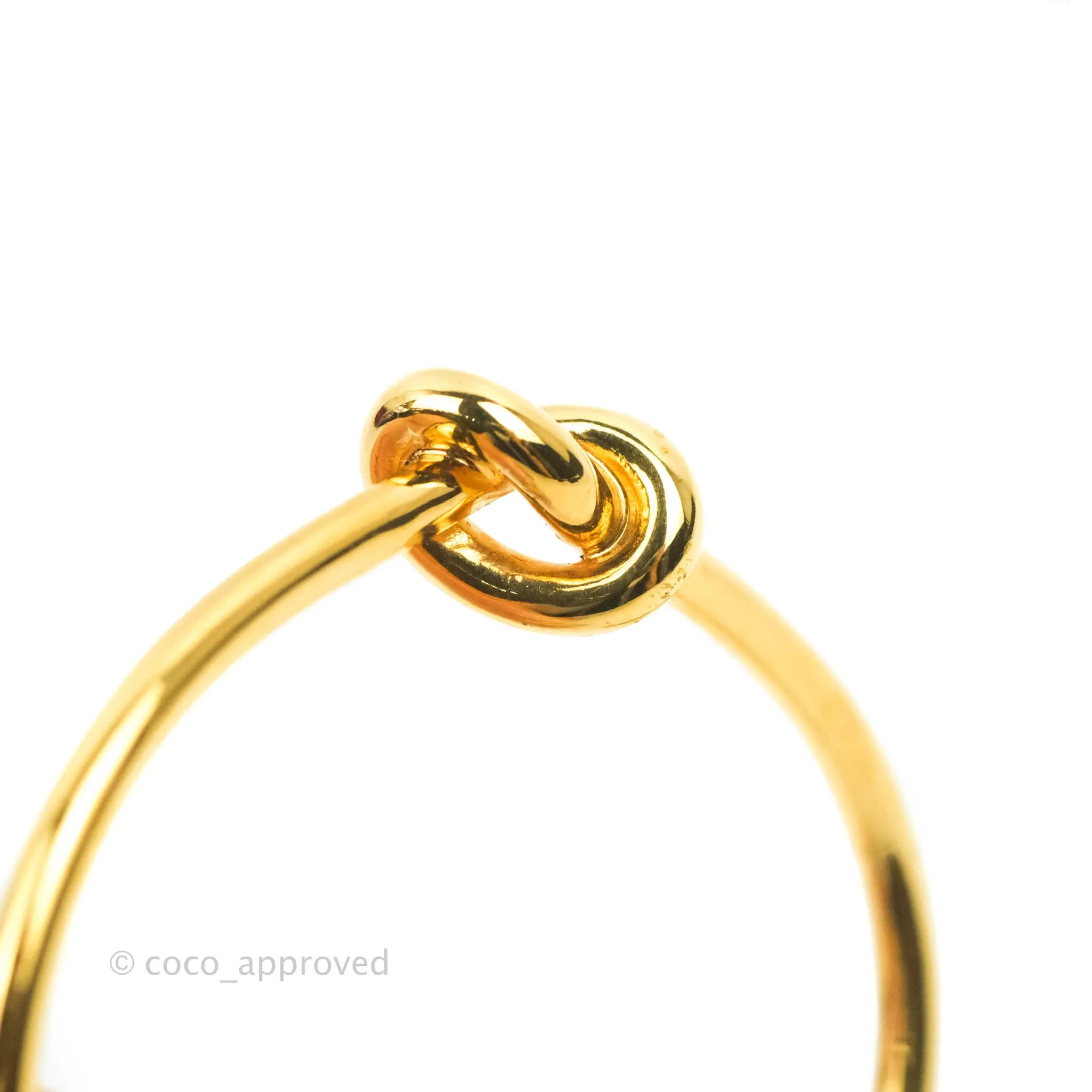 Celine Knot Extra-thin Bracelet Gold Tone