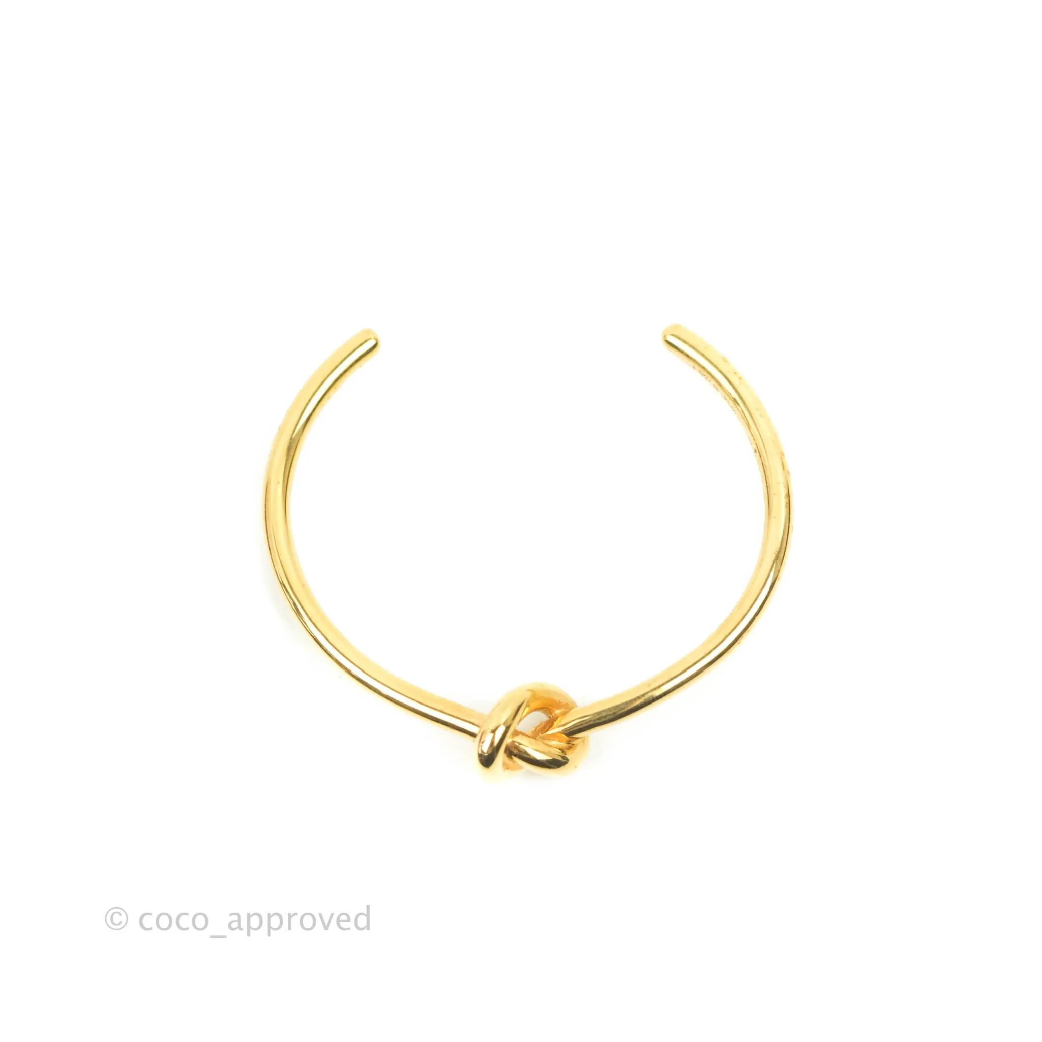 Celine Knot Extra-thin Bracelet Gold Tone