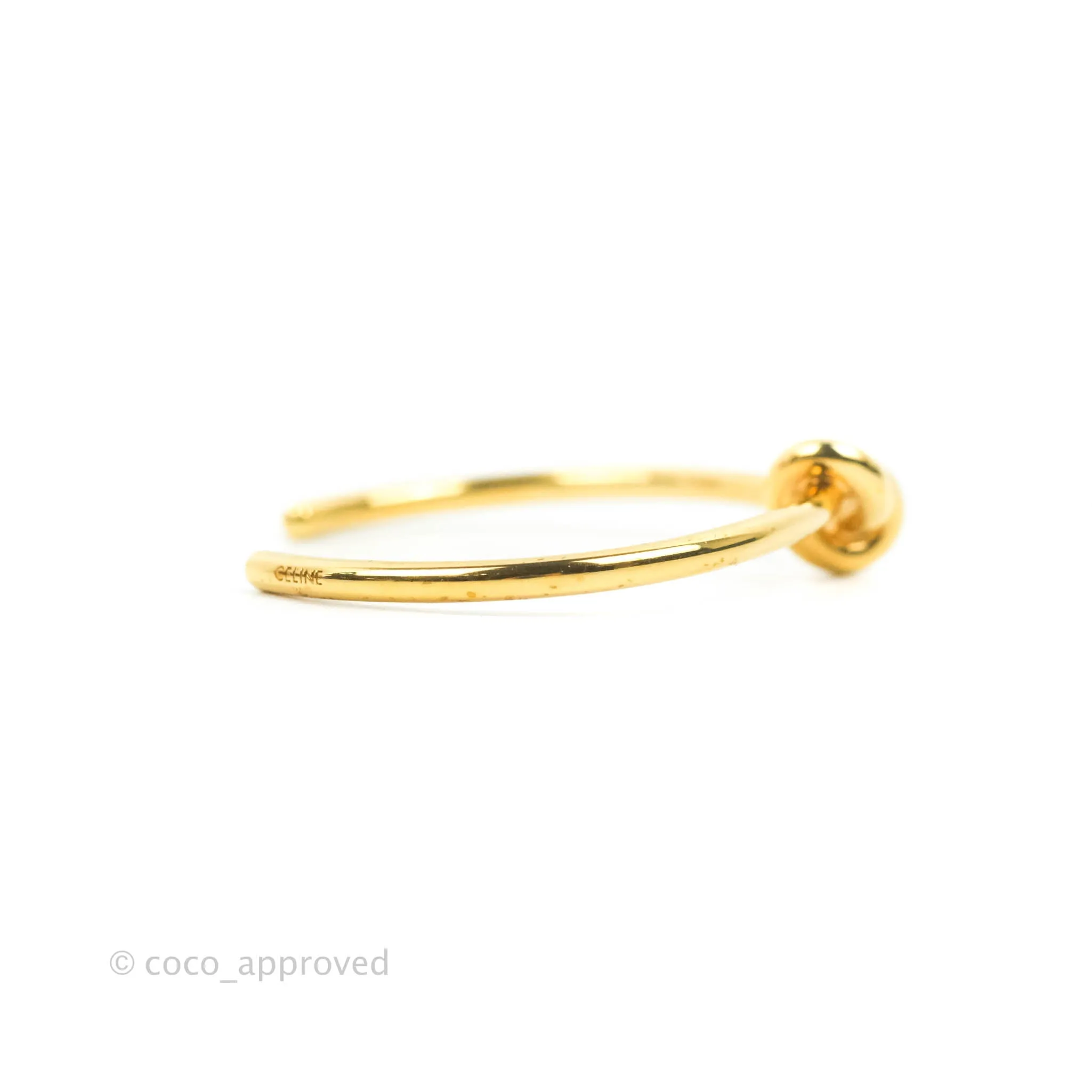 Celine Knot Extra-thin Bracelet Gold Tone