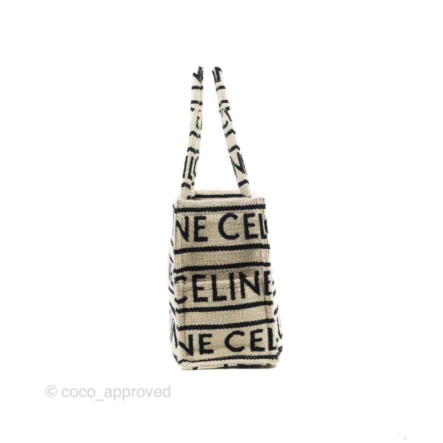 Celine Large Cabas Thais Textile with Celine All-Over