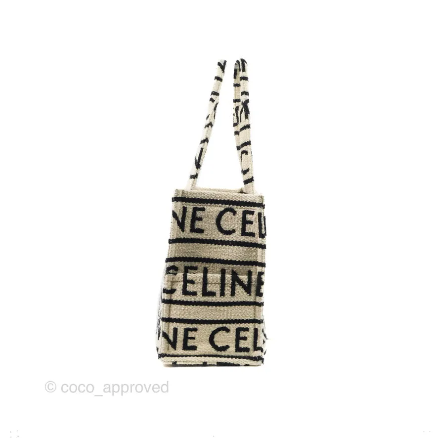 Celine Large Cabas Thais Textile with Celine All-Over