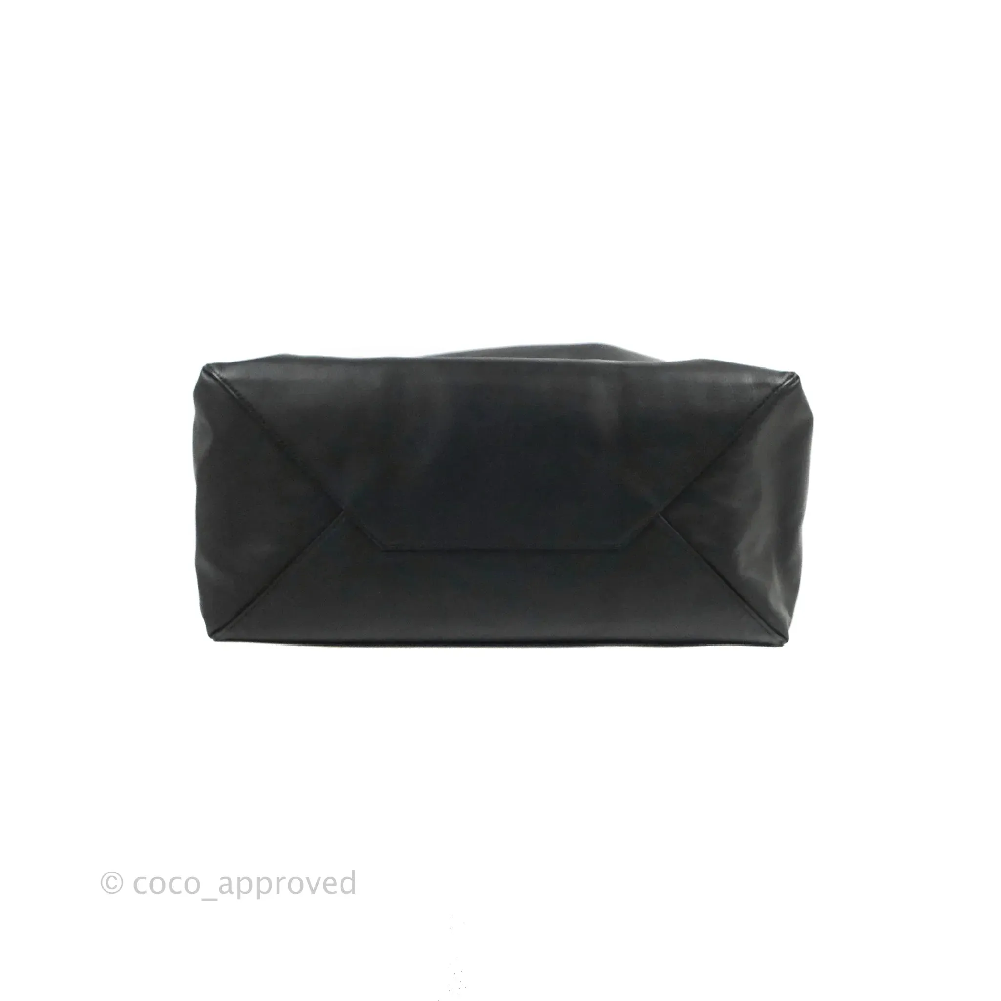 Celine Large Horizontal Cabas Tote Bag Black Calfskin