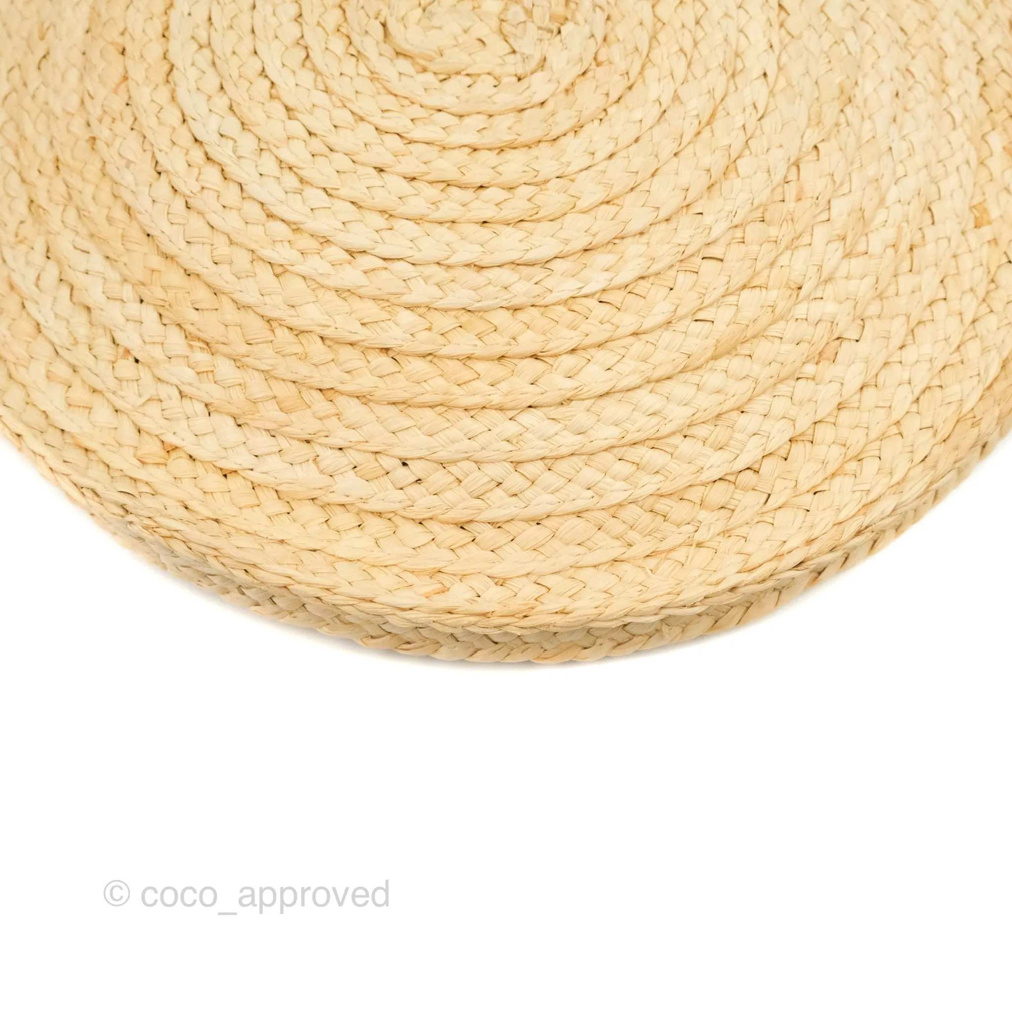 Celine Large Round Corn Leaves Calfskin Natural/Tan