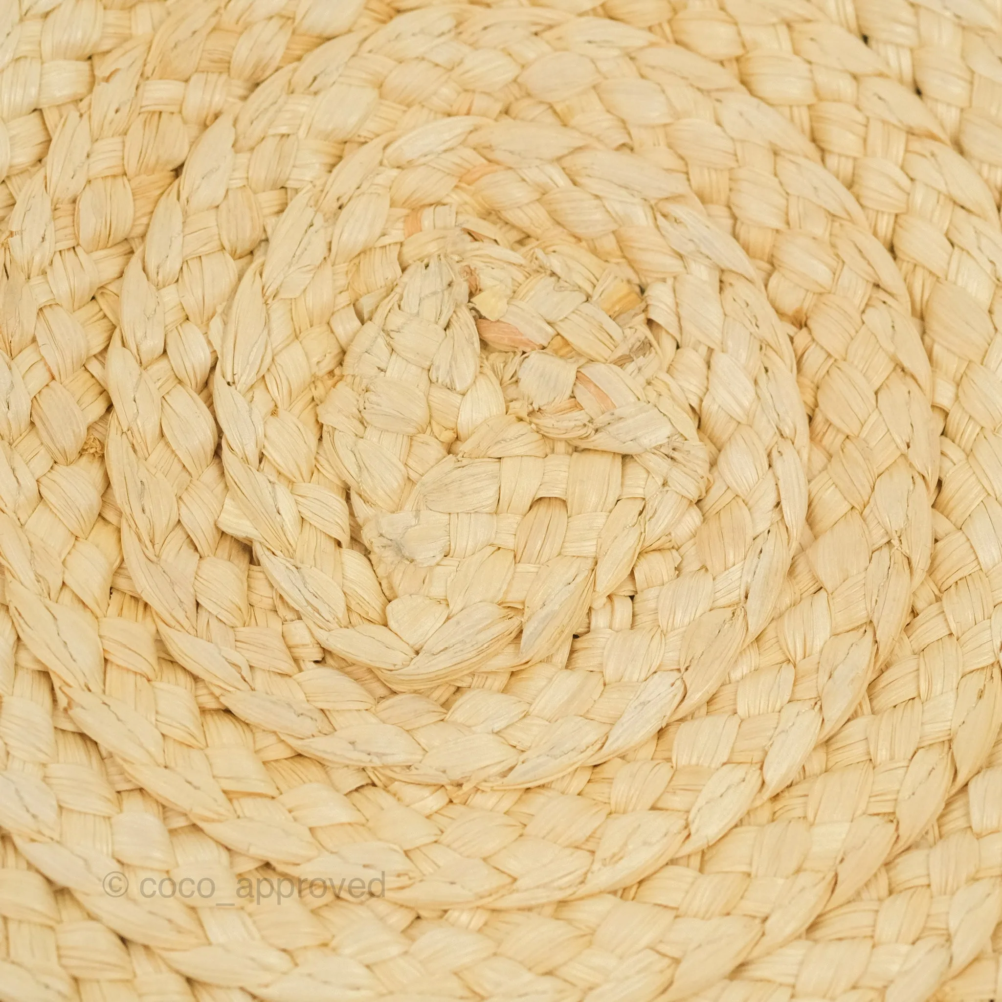 Celine Large Round Corn Leaves Calfskin Natural/Tan