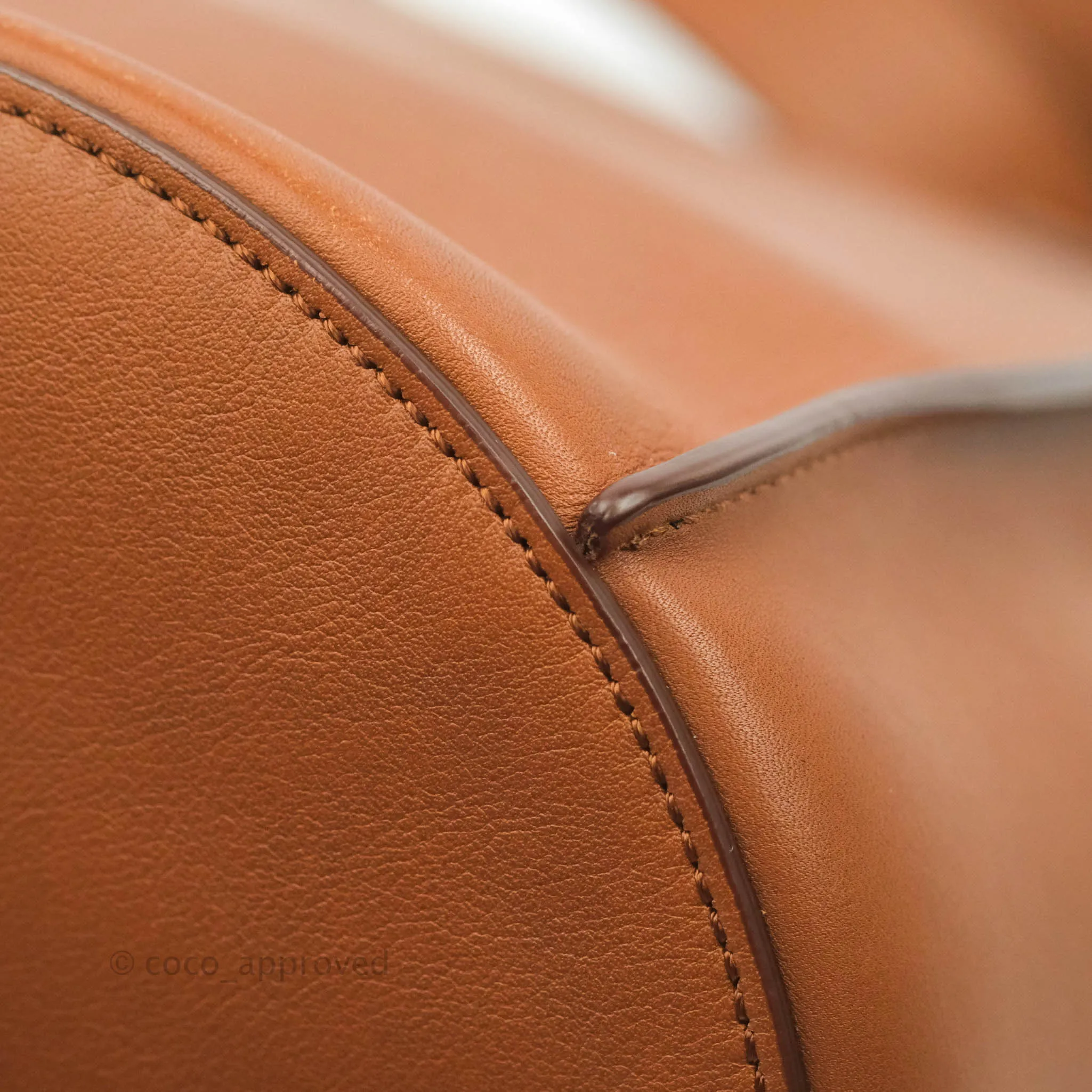 Celine Long Strap Big Bag Brown Bucket Calfskin