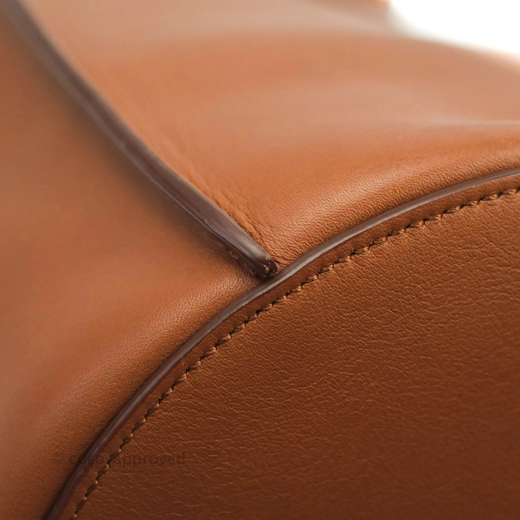 Celine Long Strap Big Bag Brown Bucket Calfskin