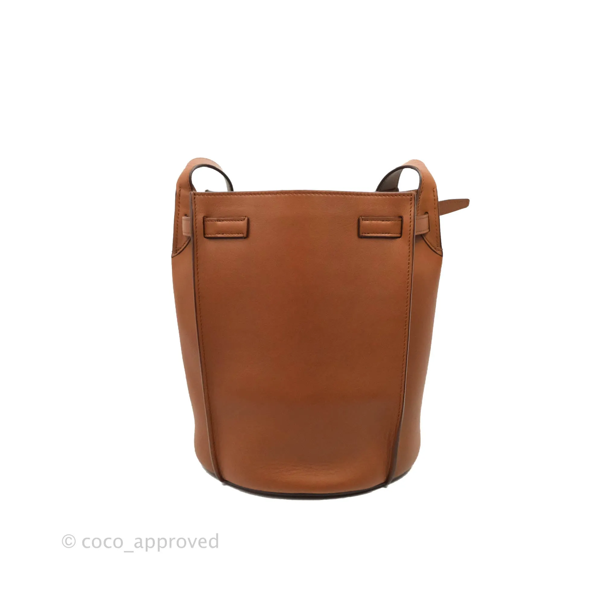 Celine Long Strap Big Bag Brown Bucket Calfskin