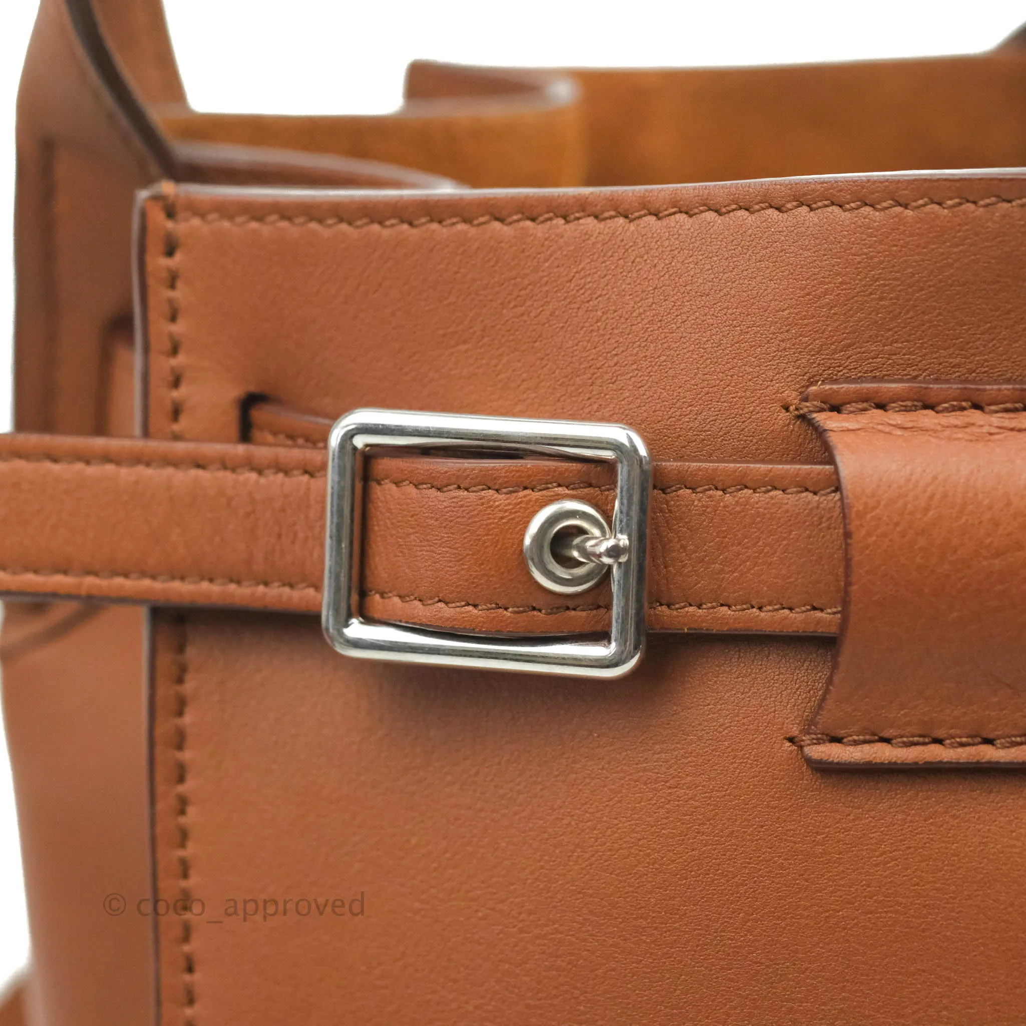 Celine Long Strap Big Bag Brown Bucket Calfskin