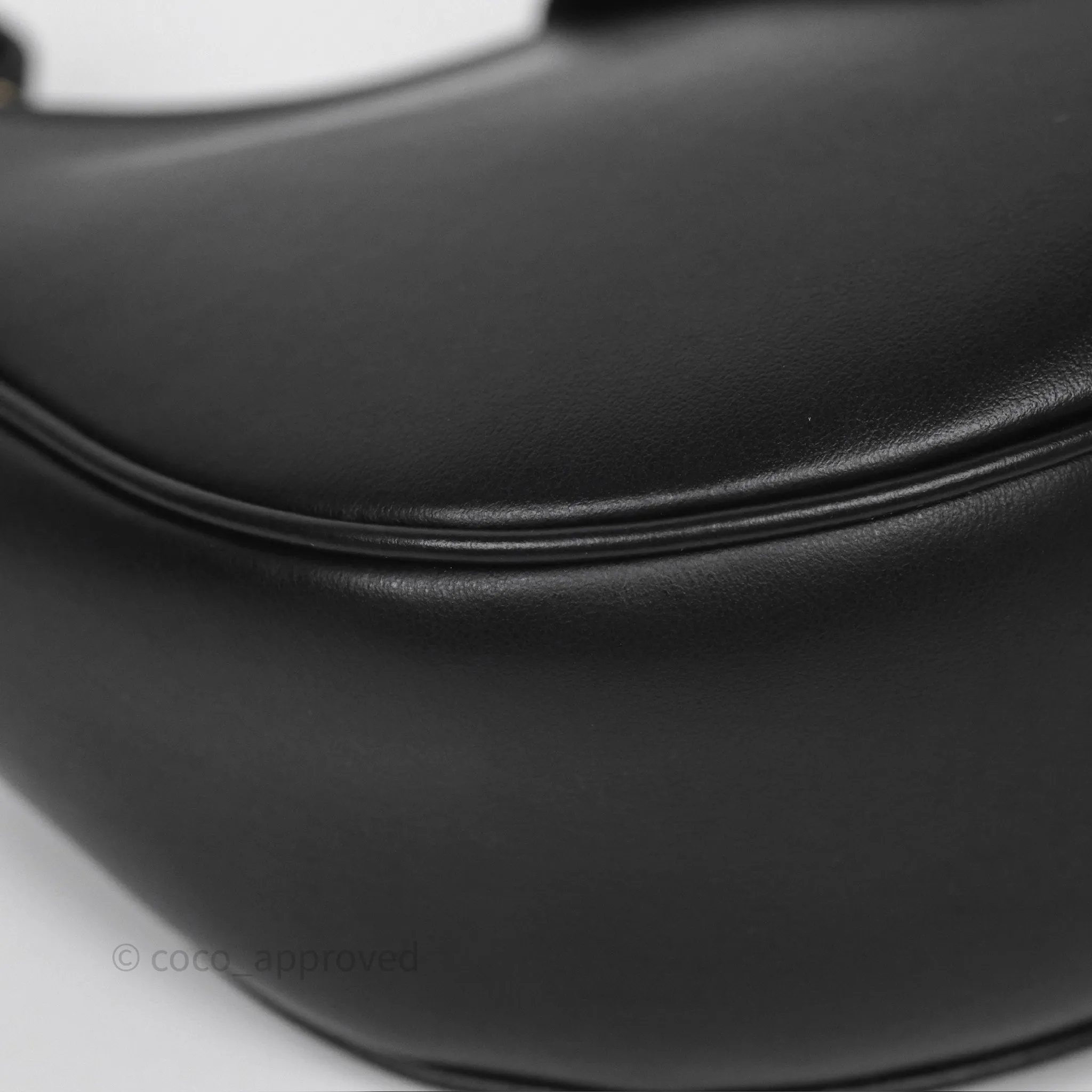 Celine Medium Ava Triomphe Bag Black Smooth Calfskin