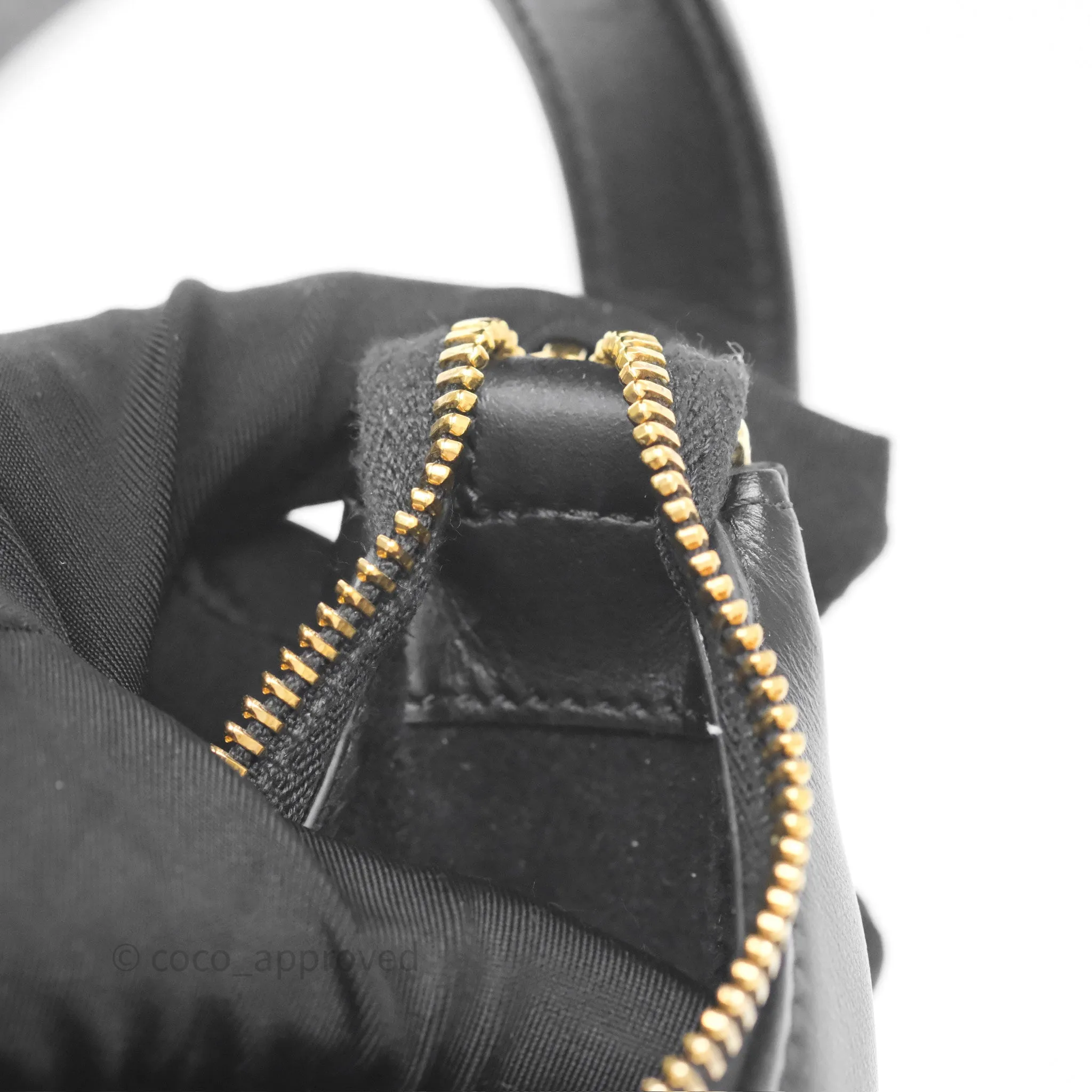Celine Medium Ava Triomphe Bag Black Smooth Calfskin