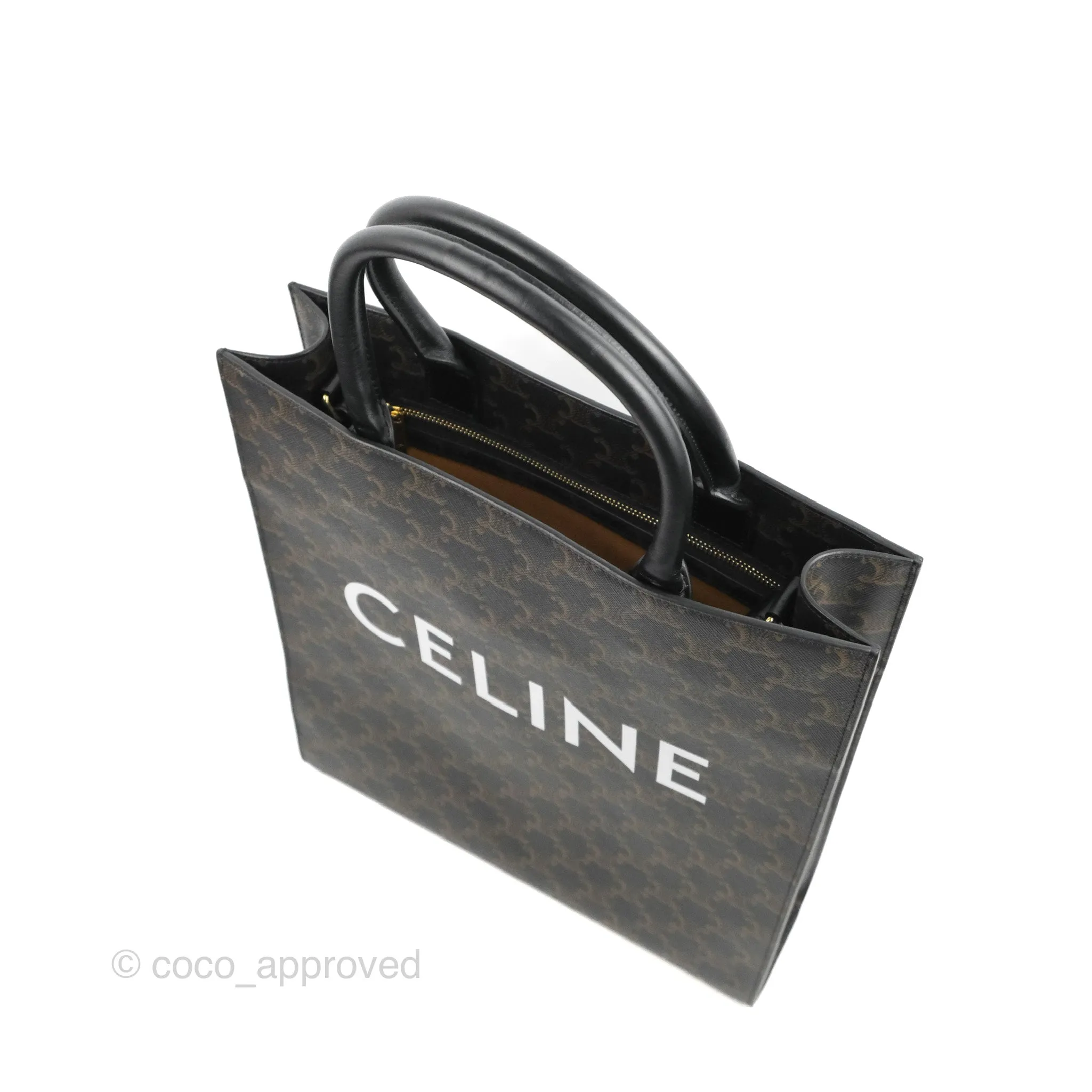 Celine Medium Cabas Vertical Tote Triomphe