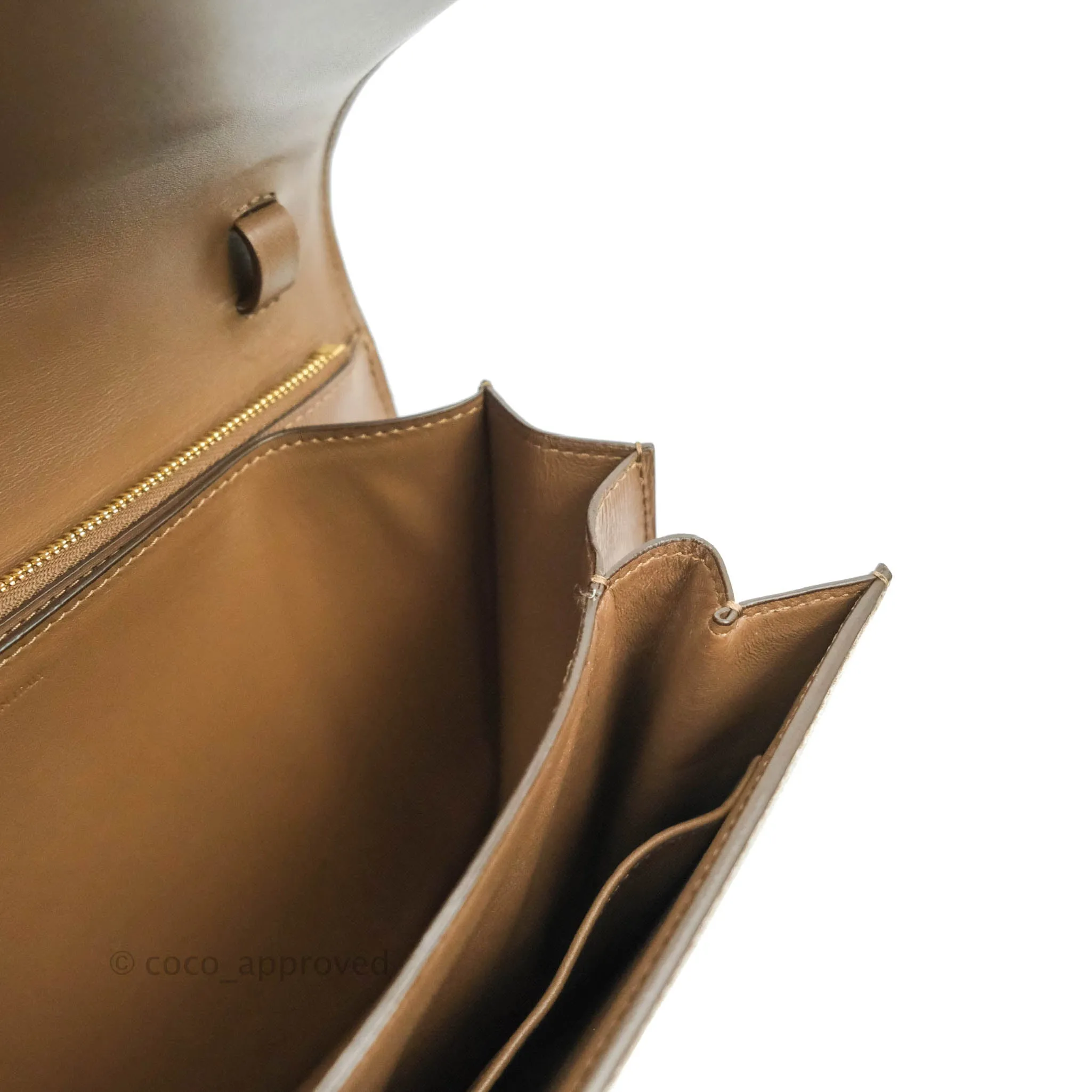 Celine Medium Classic Box Flap Bag Souris Liege Calfskin