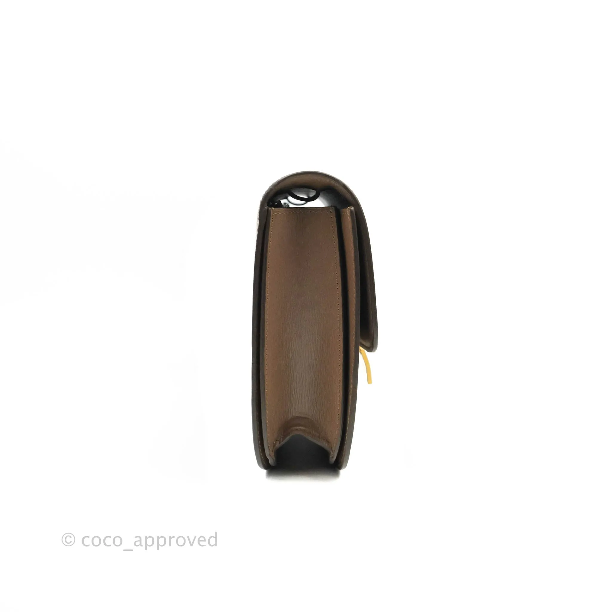 Celine Medium Classic Box Flap Bag Souris Liege Calfskin
