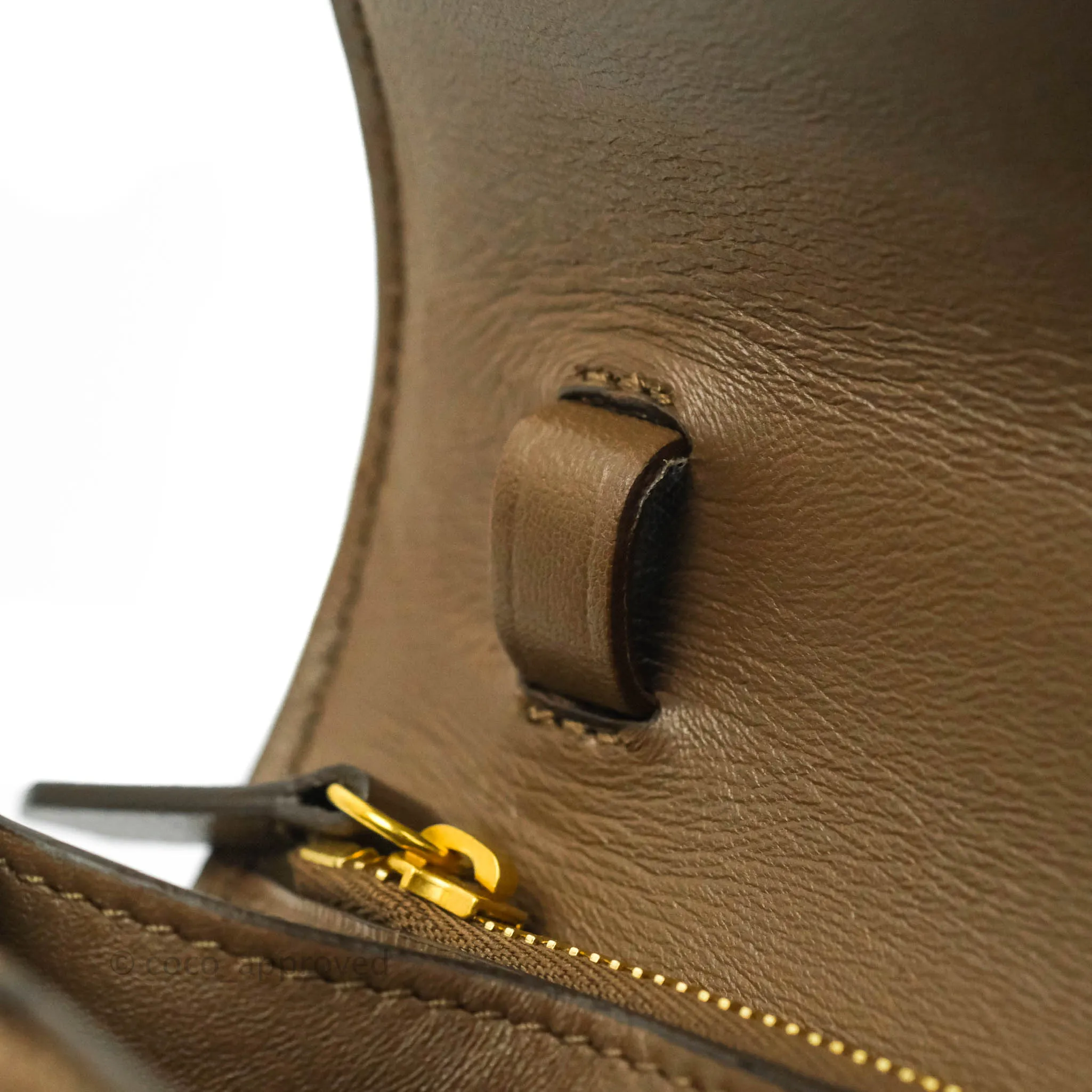 Celine Medium Classic Box Flap Bag Souris Liege Calfskin