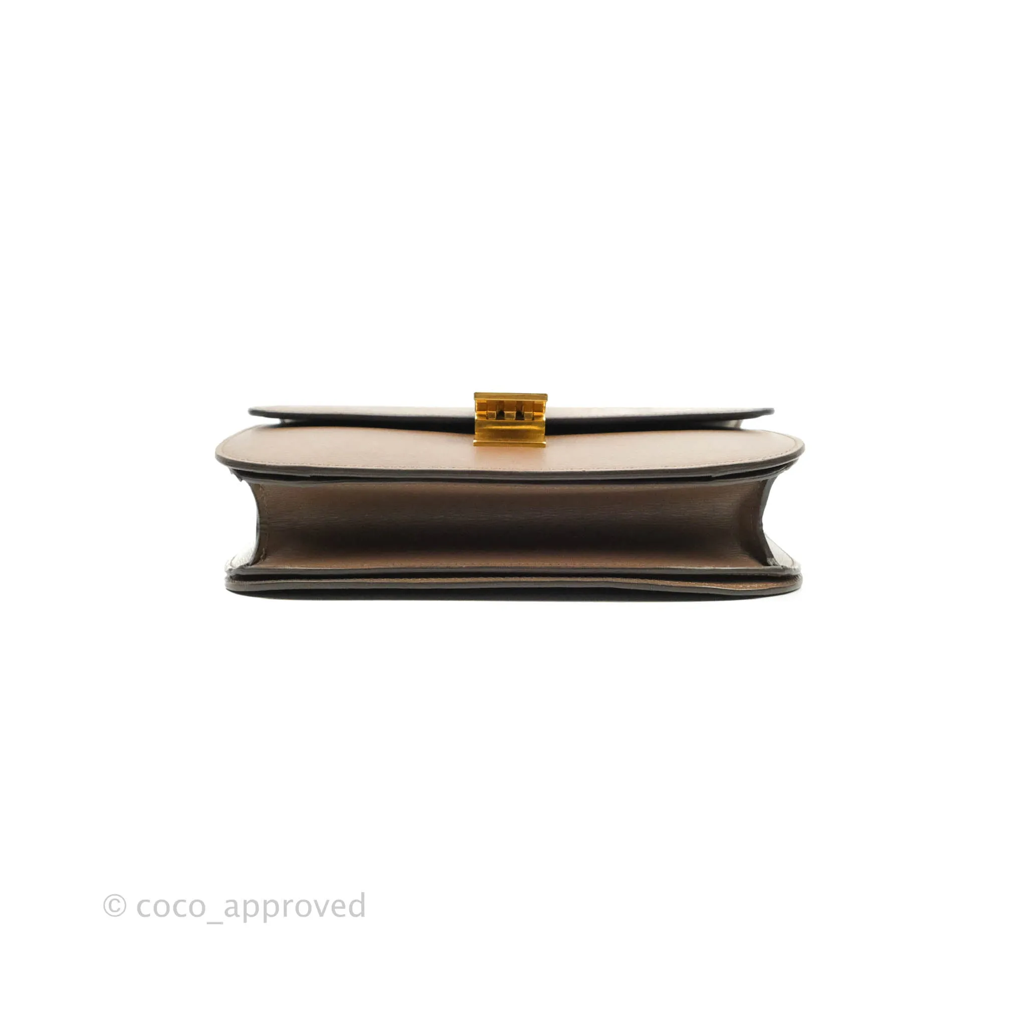 Celine Medium Classic Box Flap Bag Souris Liege Calfskin
