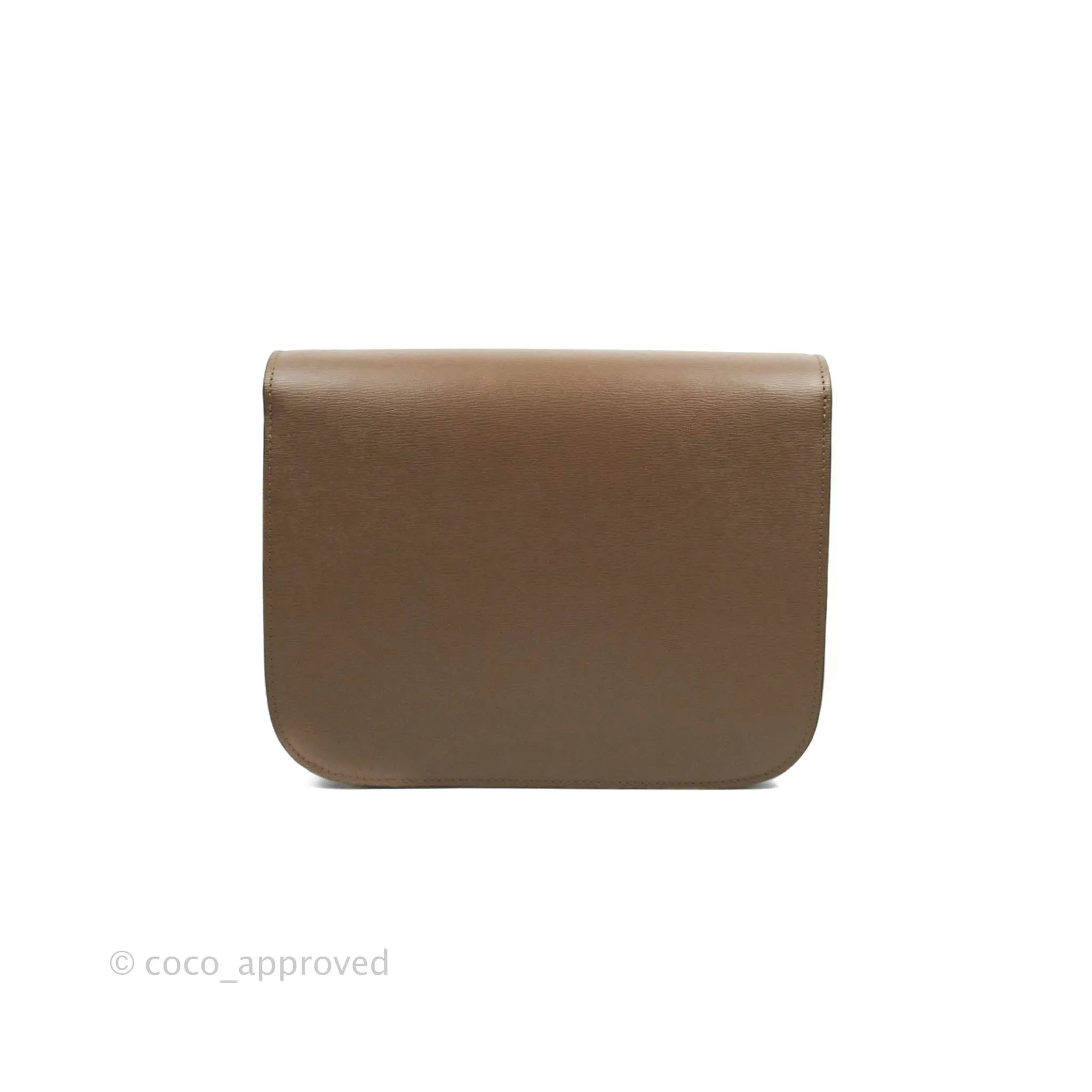 Celine Medium Classic Box Flap Bag Souris Liege Calfskin