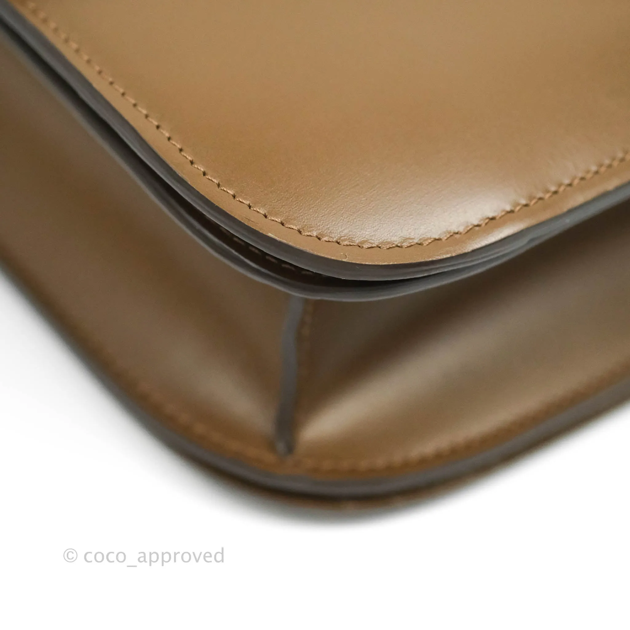 Celine Medium Classic Box Flap Caramel Calfskin