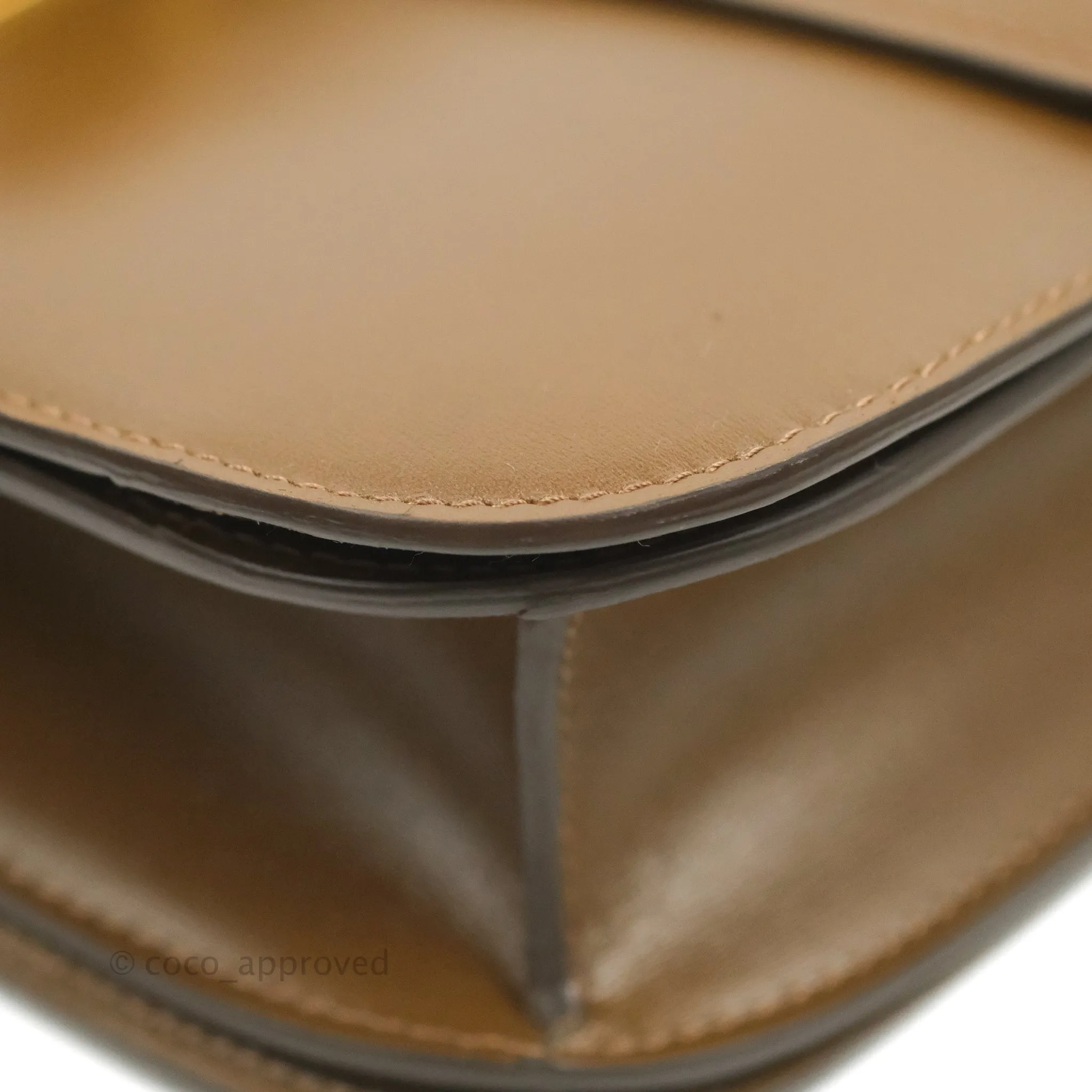 Celine Medium Classic Box Flap Caramel Calfskin