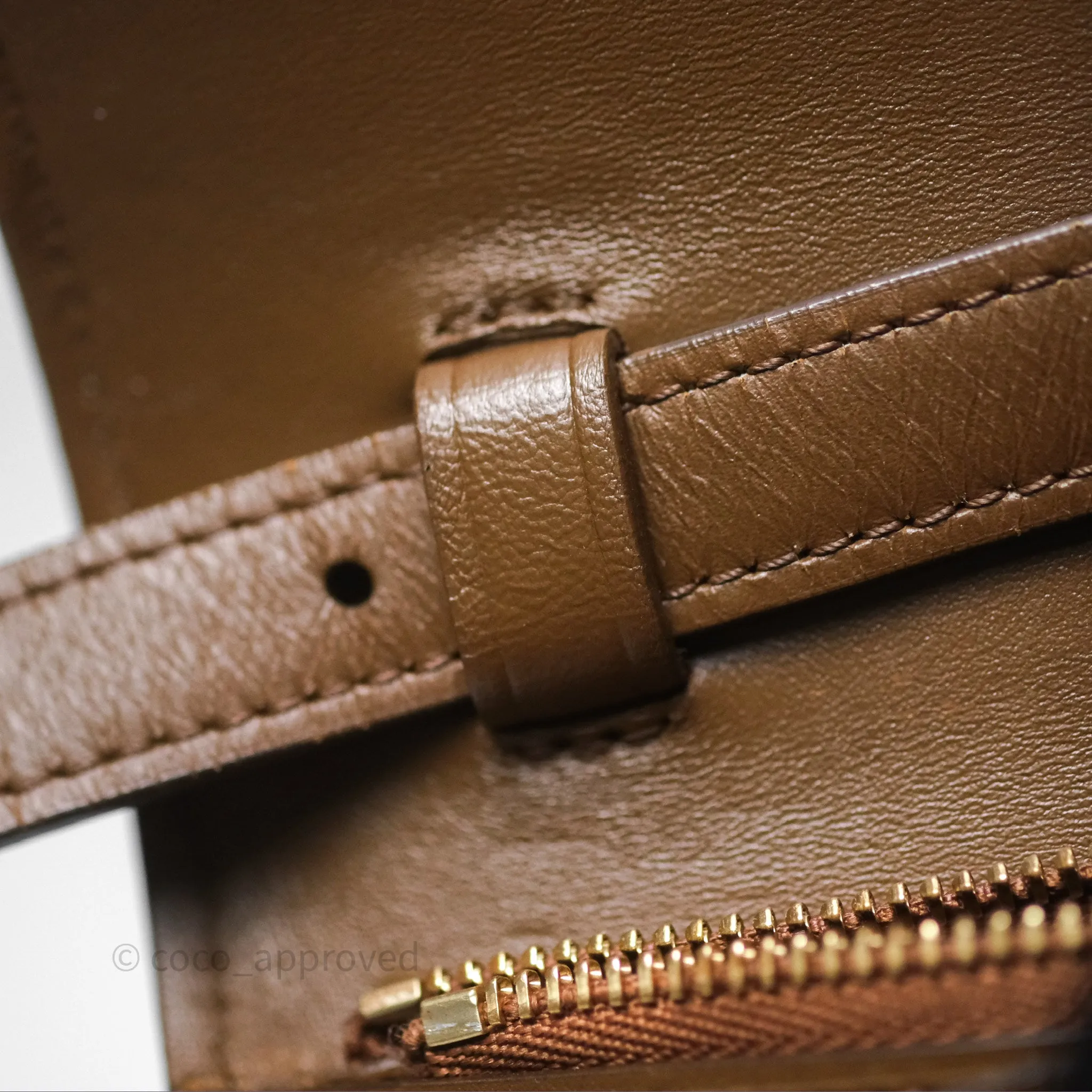 Celine Medium Classic Box Flap Caramel Calfskin