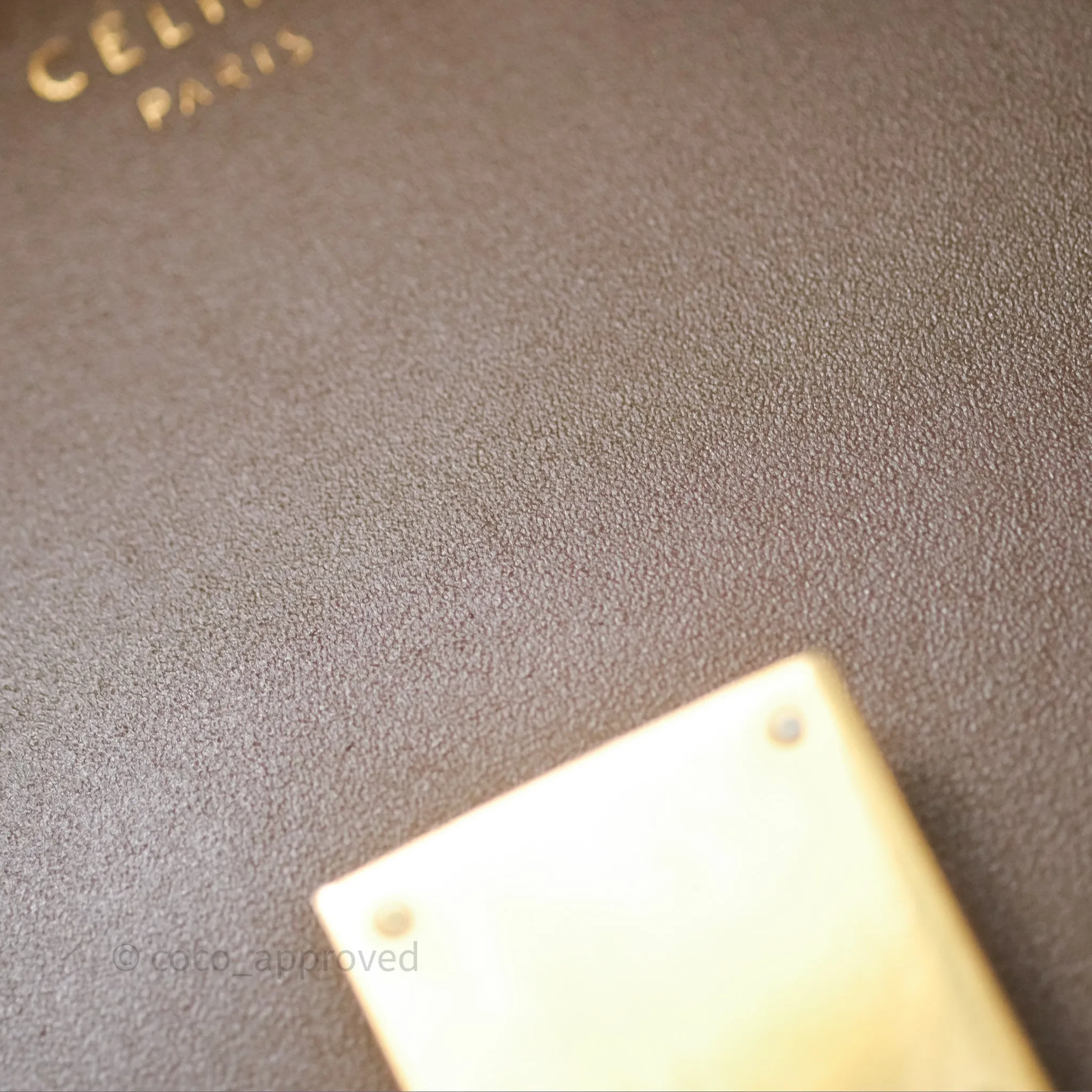 Celine Medium Classic Box Flap Caramel Calfskin