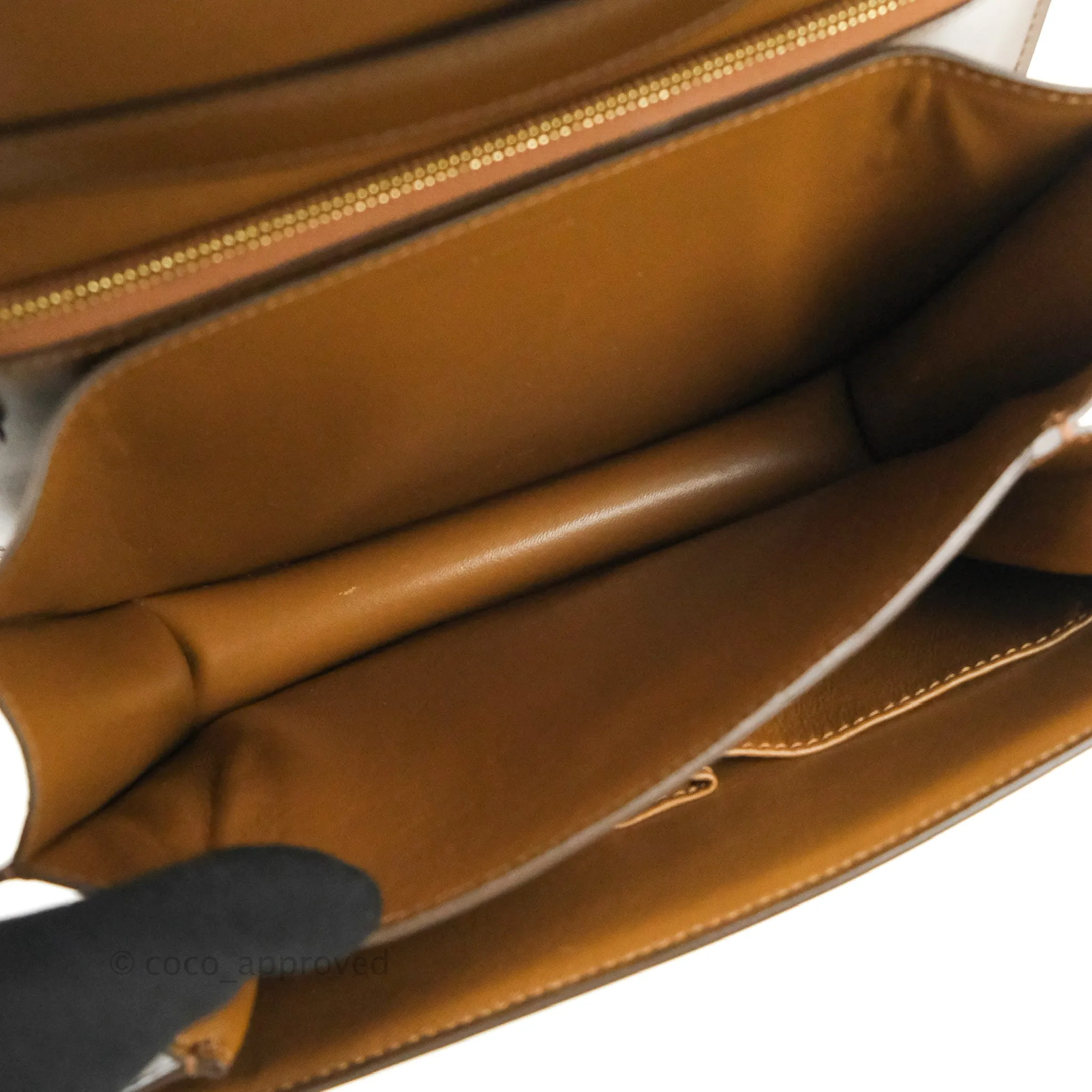 Celine Medium Classic Box Flap Caramel Calfskin
