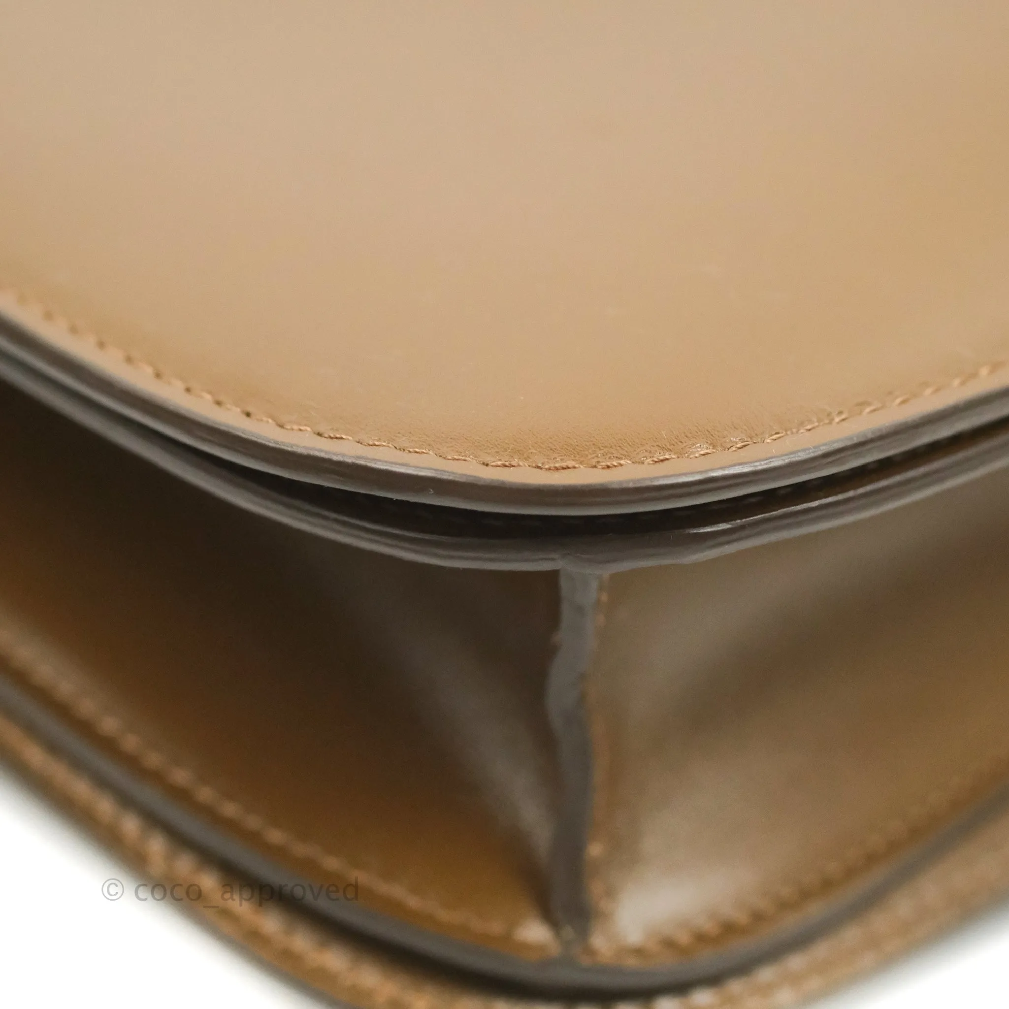 Celine Medium Classic Box Flap Caramel Calfskin