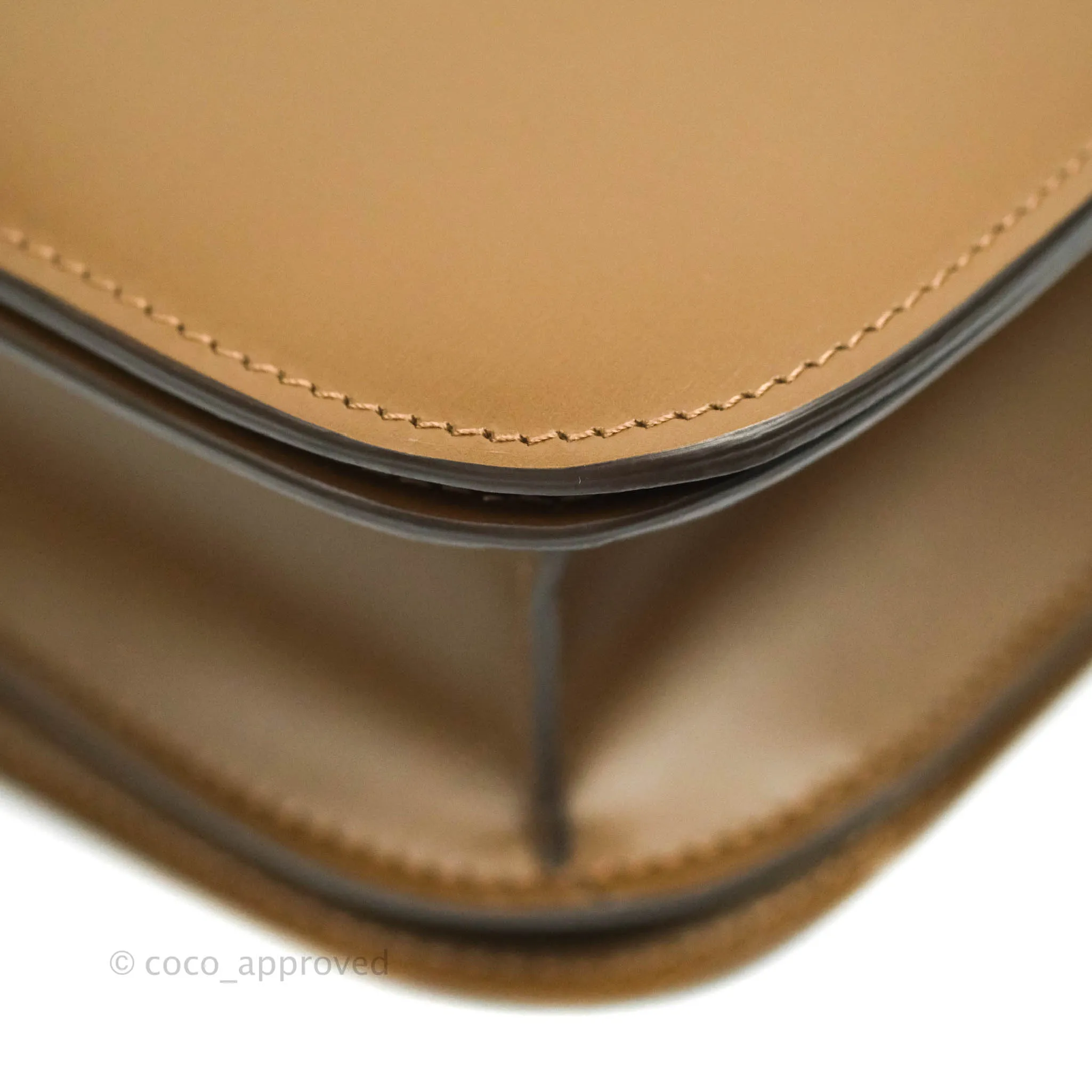 Celine Medium Classic Box Flap Caramel Calfskin