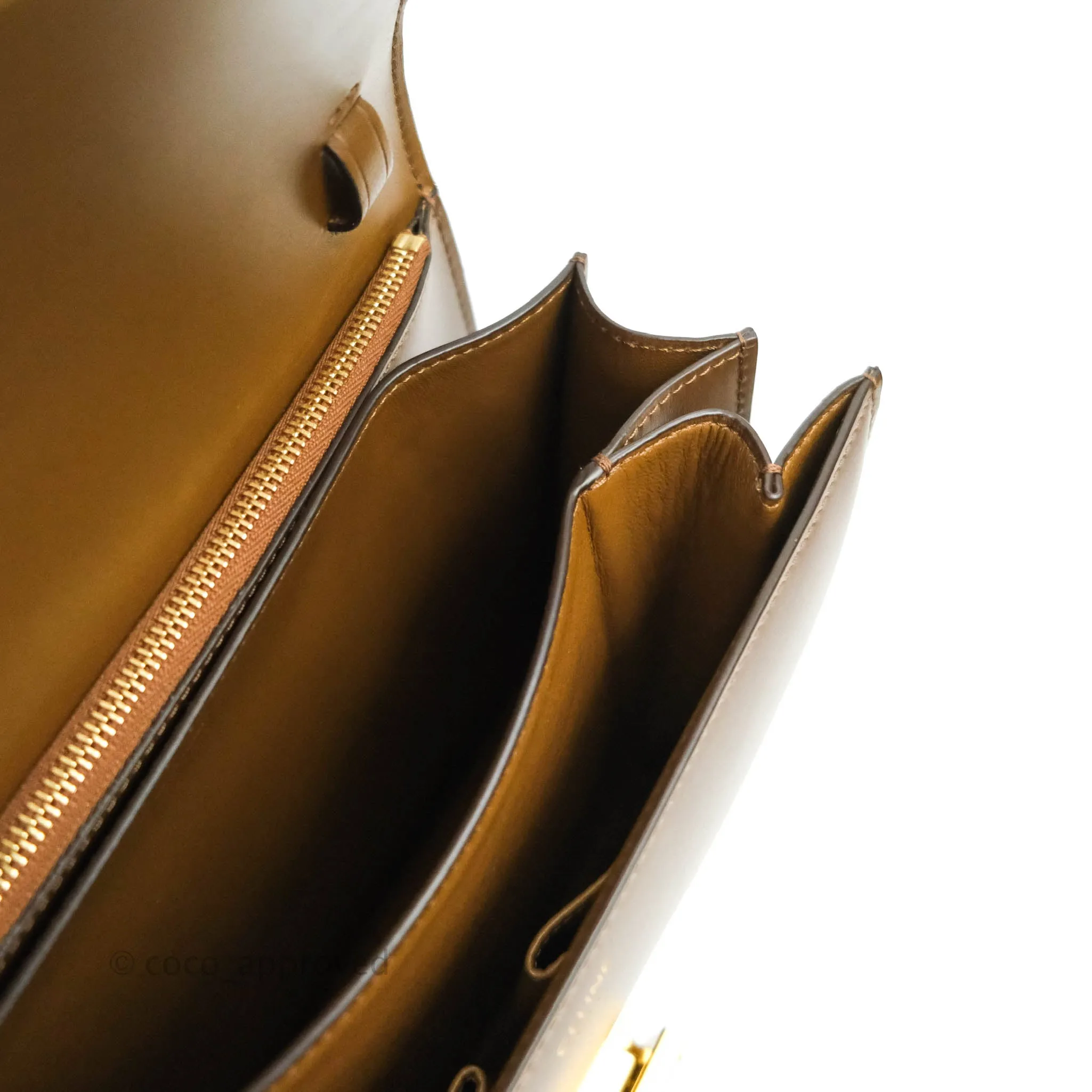 Celine Medium Classic Box Flap Caramel Calfskin