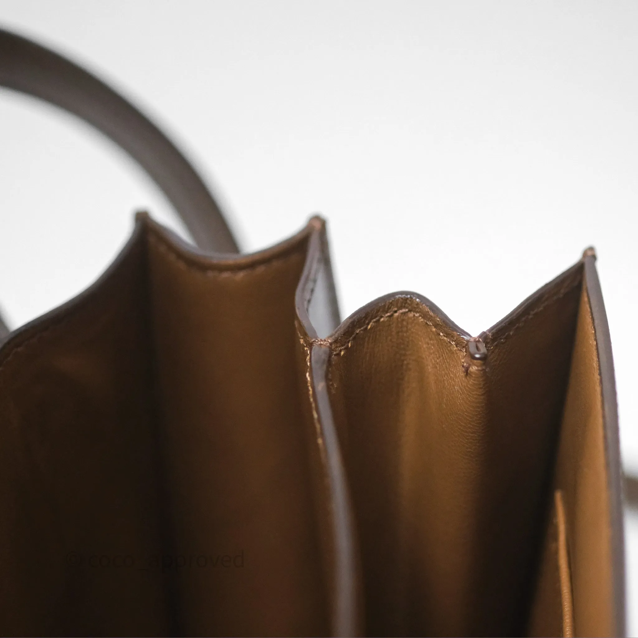 Celine Medium Classic Box Flap Caramel Calfskin