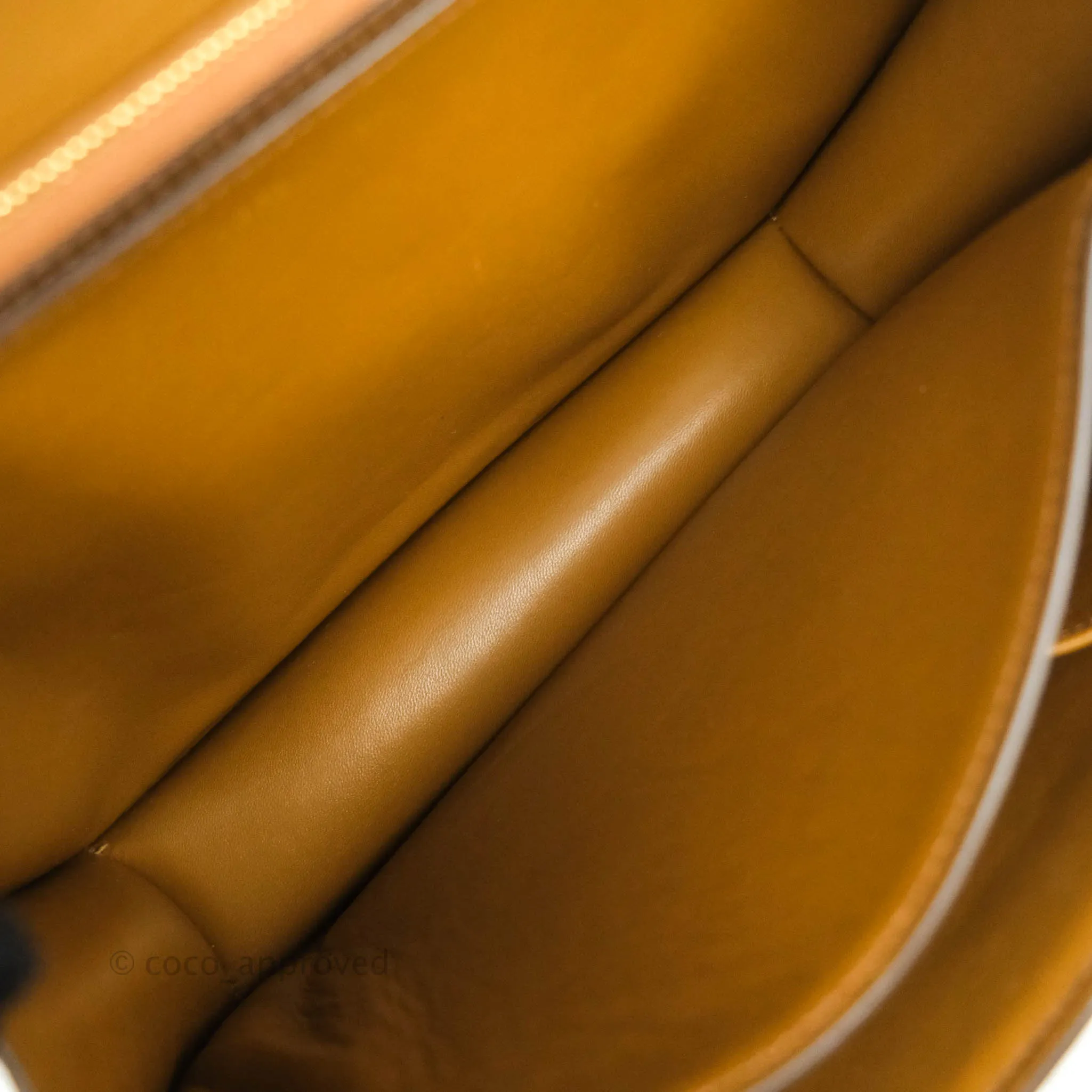 Celine Medium Classic Box Flap Caramel Calfskin
