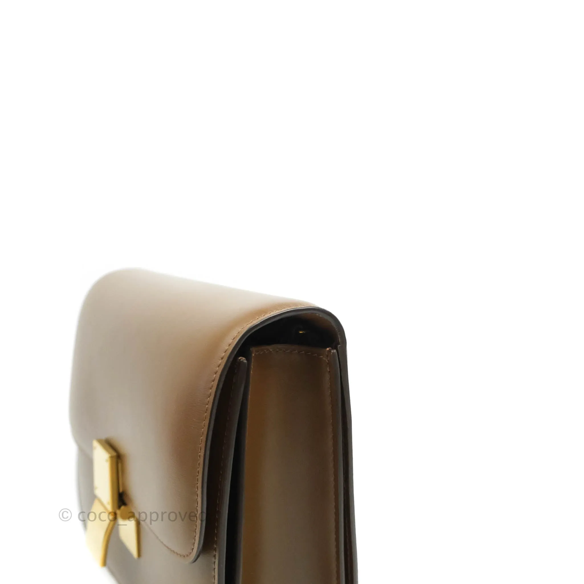 Celine Medium Classic Box Flap Caramel Calfskin