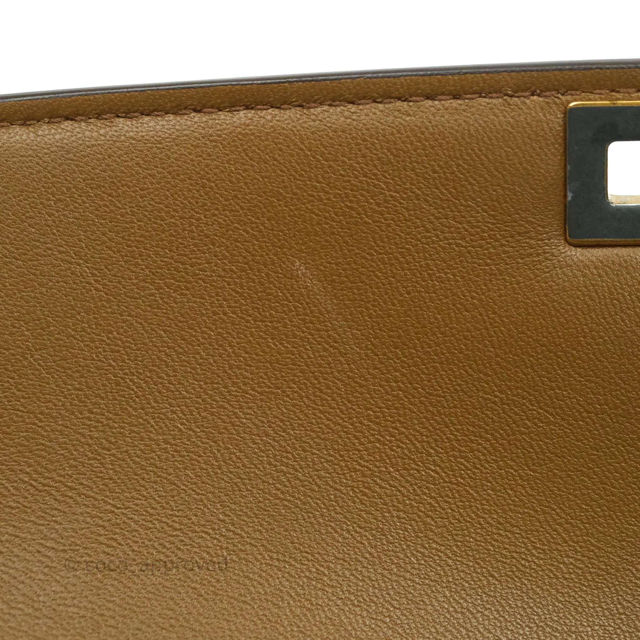 Celine Medium Classic Box Flap Caramel Calfskin
